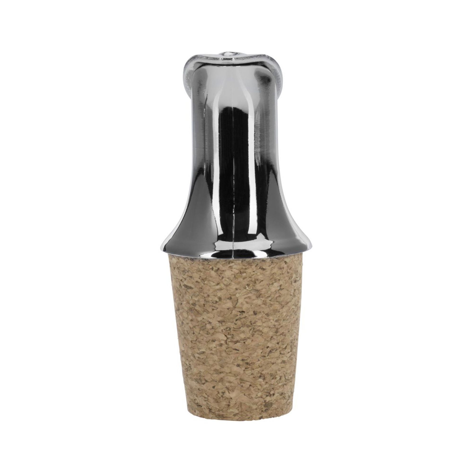 Westmark - 2 Free flow pourer »Frog«, chrome-plated, natural cork