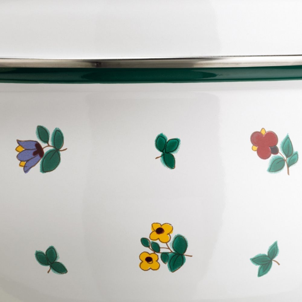 Riess COUNTRY - Gmundner Streublumen - Topf mit Bördel gebaucht/Trinkbecher Riess COUNTRY - Gmundner Streublumen - Topf mit Bördel gebaucht/Trinkbecher