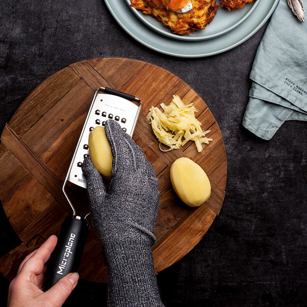 Microplane - 4 Sided Box Grater  + Glove