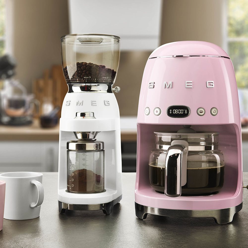 Smeg - Kaffeemühle - Designlinie Stil Der 50° Jahre weiß Smeg - Kaffeemühle - Designlinie Stil Der 50° Jahre weiß