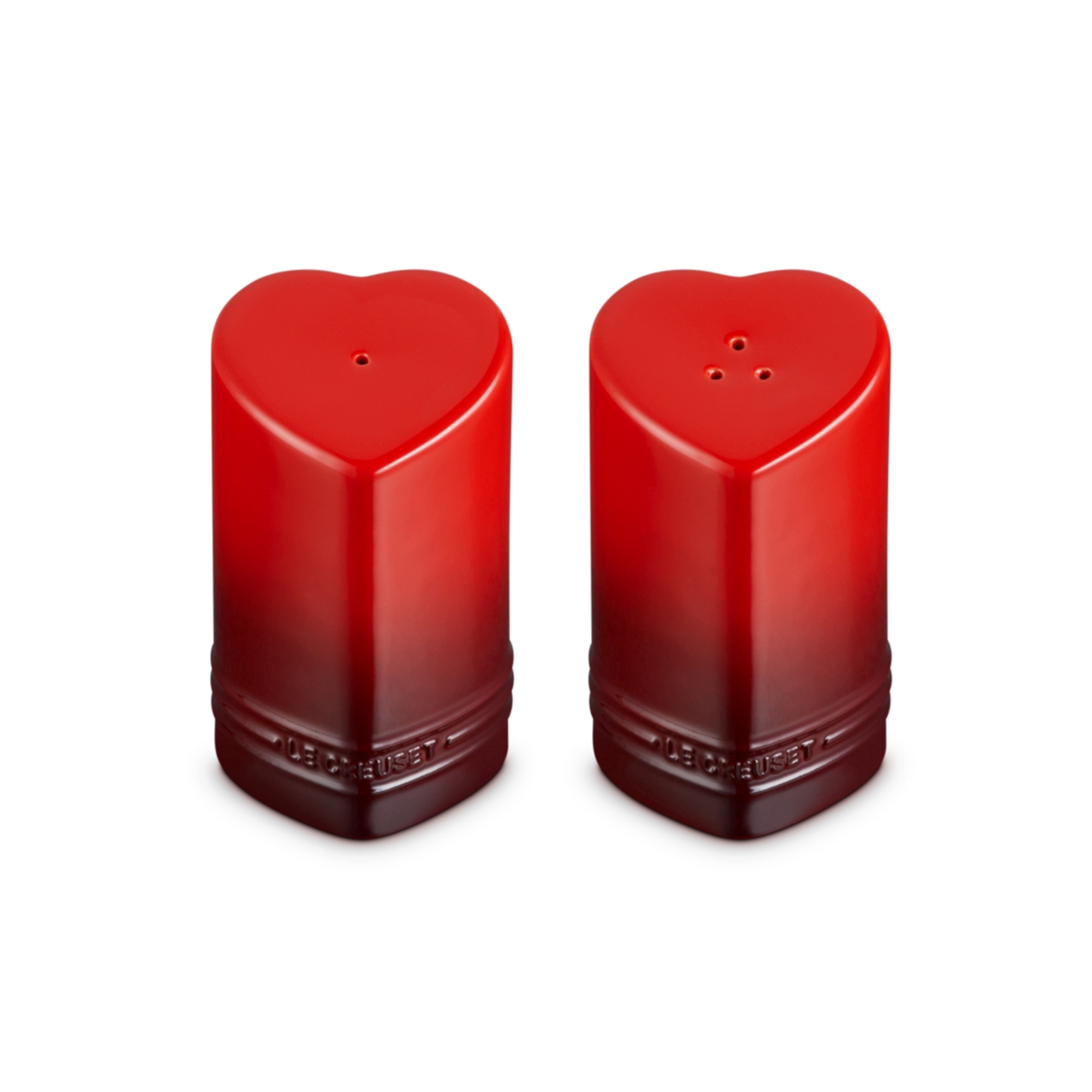 Le Creuset - Herz Salz- und Pfefferstreuer 2er-Set - 130 ml Le Creuset - Herz Salz- und Pfefferstreuer 2er-Set - 130 ml