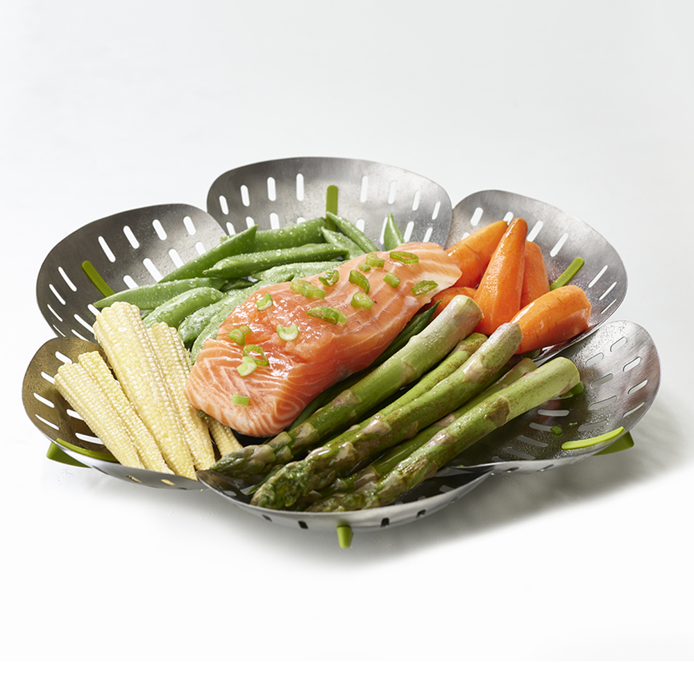 Joseph Joseph - Bloom™ Foldable Stainless Steel Steam Basket Joseph Joseph - Bloom™ Foldable Stainless Steel Steam Basket