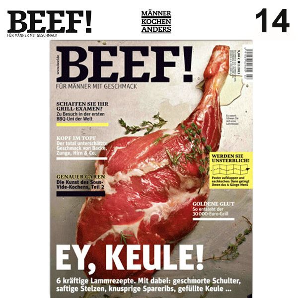Nr. 14 BEEF! Für Männer mit Geschmack 2/2013 - Ey, Keule!