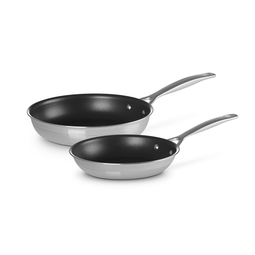 Le Creuset - 3-ply Frying Pan Set 24 cm and 28 cm, Non-Stick