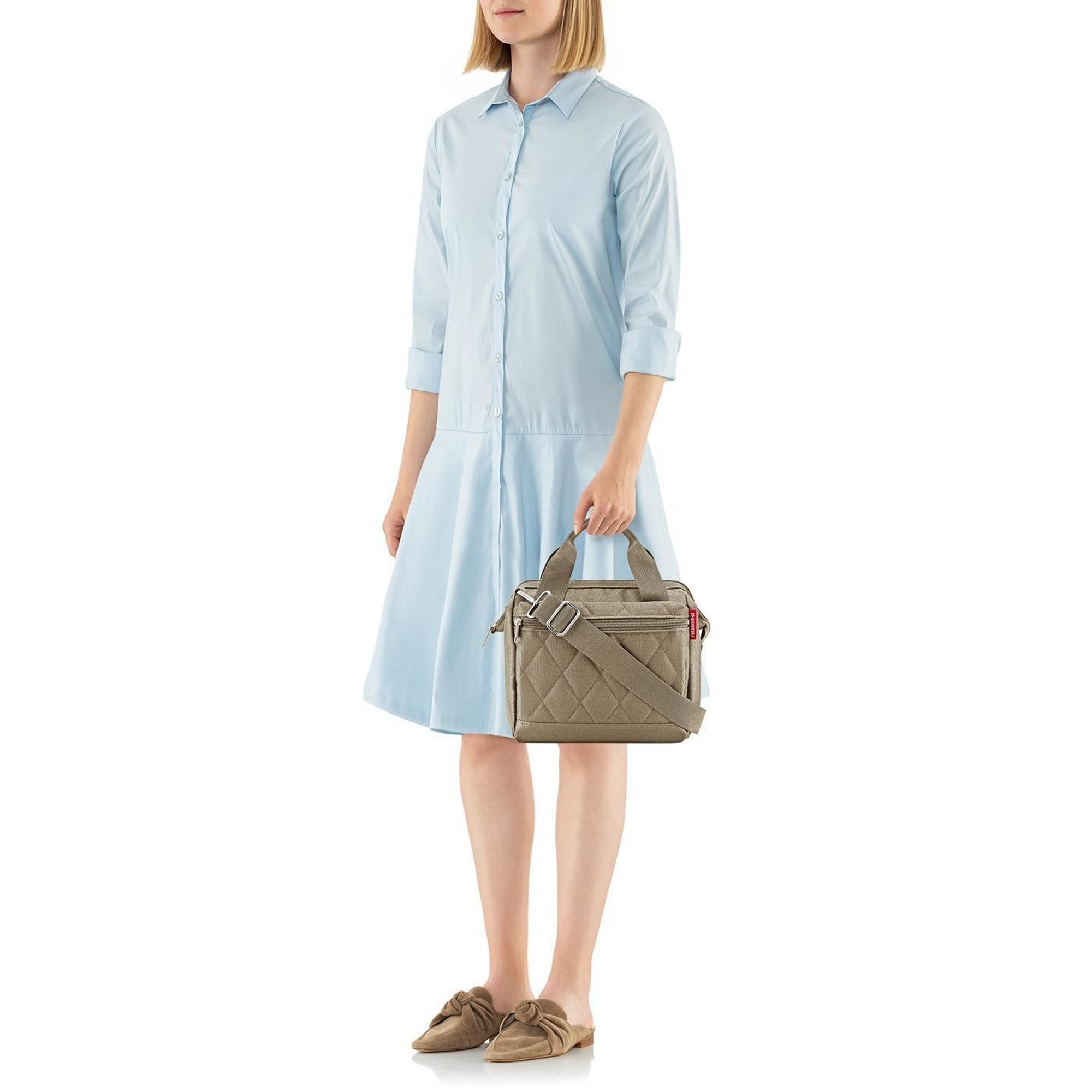 reisenthel - allrounder cross - rhombus olive reisenthel - allrounder cross - rhombus olive