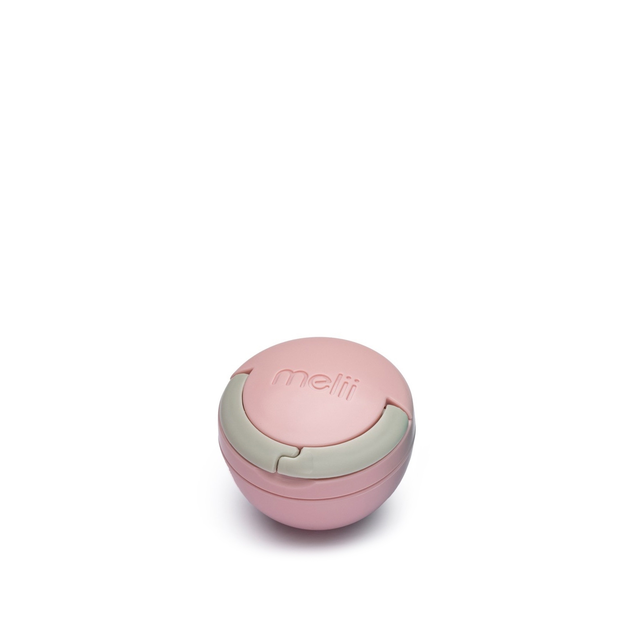 melii - Schnuller-Box - grau / pink melii - Schnuller-Box - grau / pink