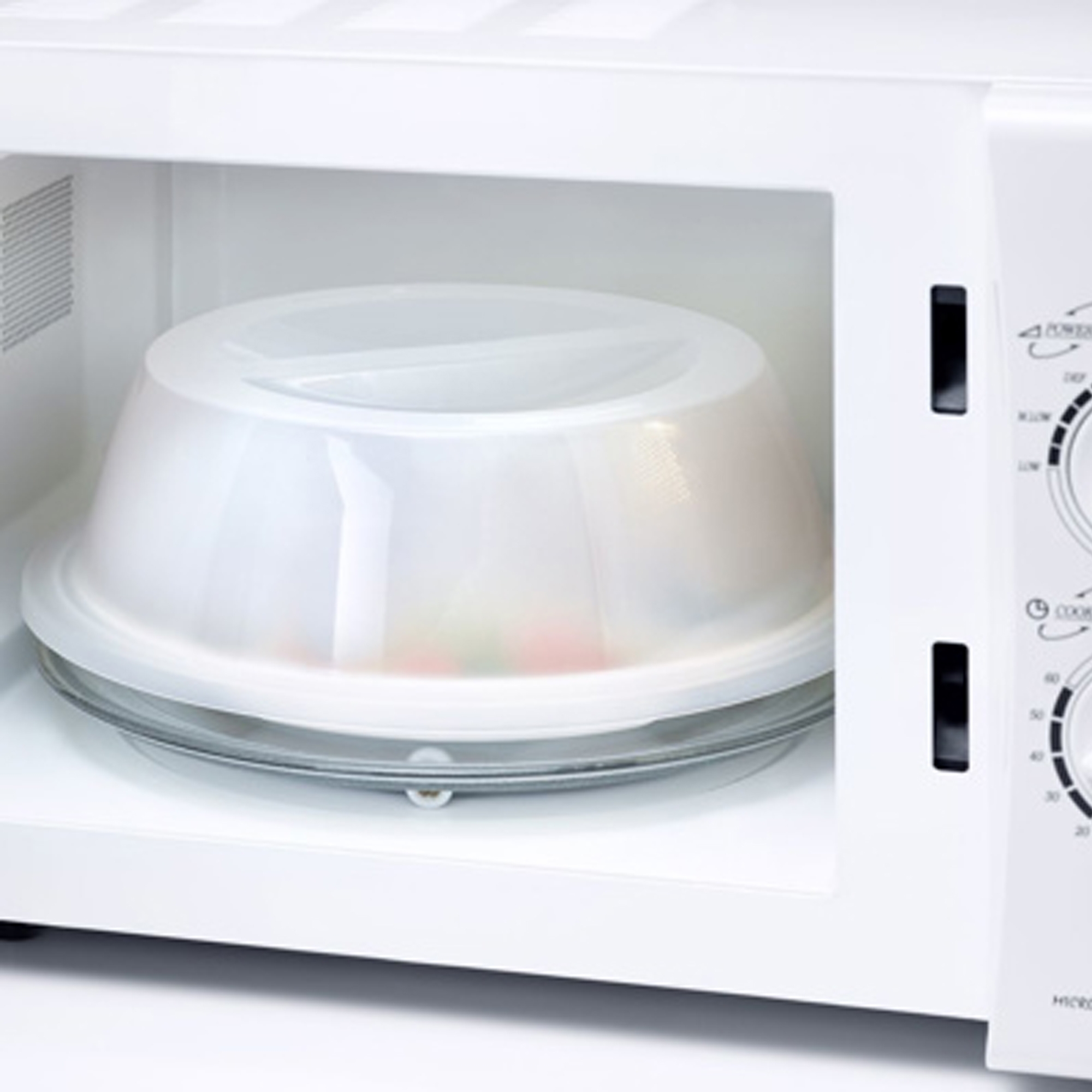 Westmark microwave food cover as splash guard