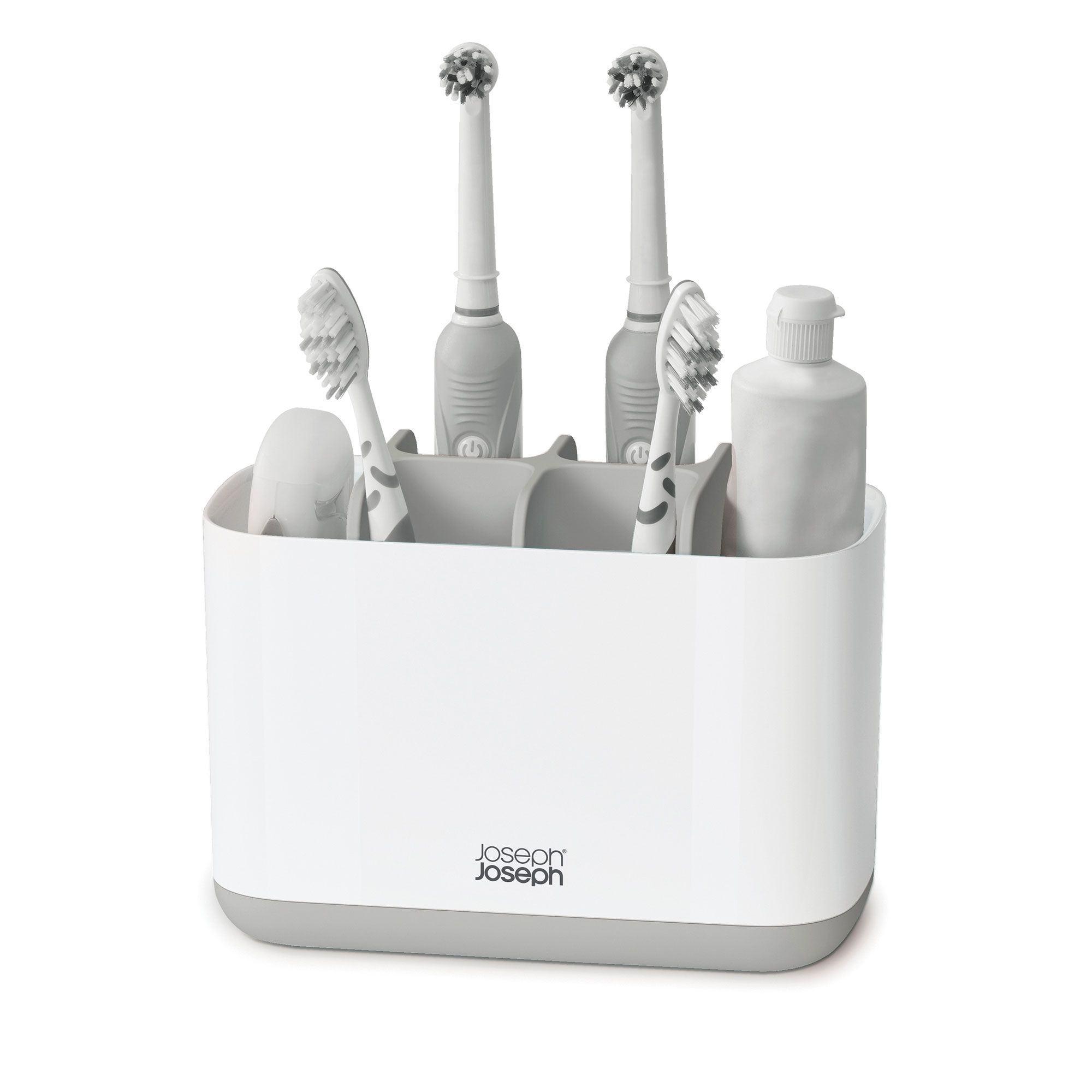 Joseph Joseph - EasyStore™ großer Zahnbürstenhalter - grau