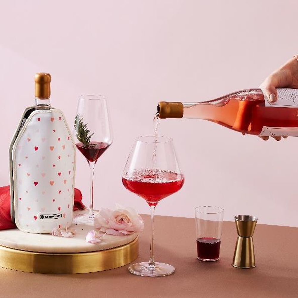 Le Creuset  - Wine Cooler Sleeve WA-126 - Hearts