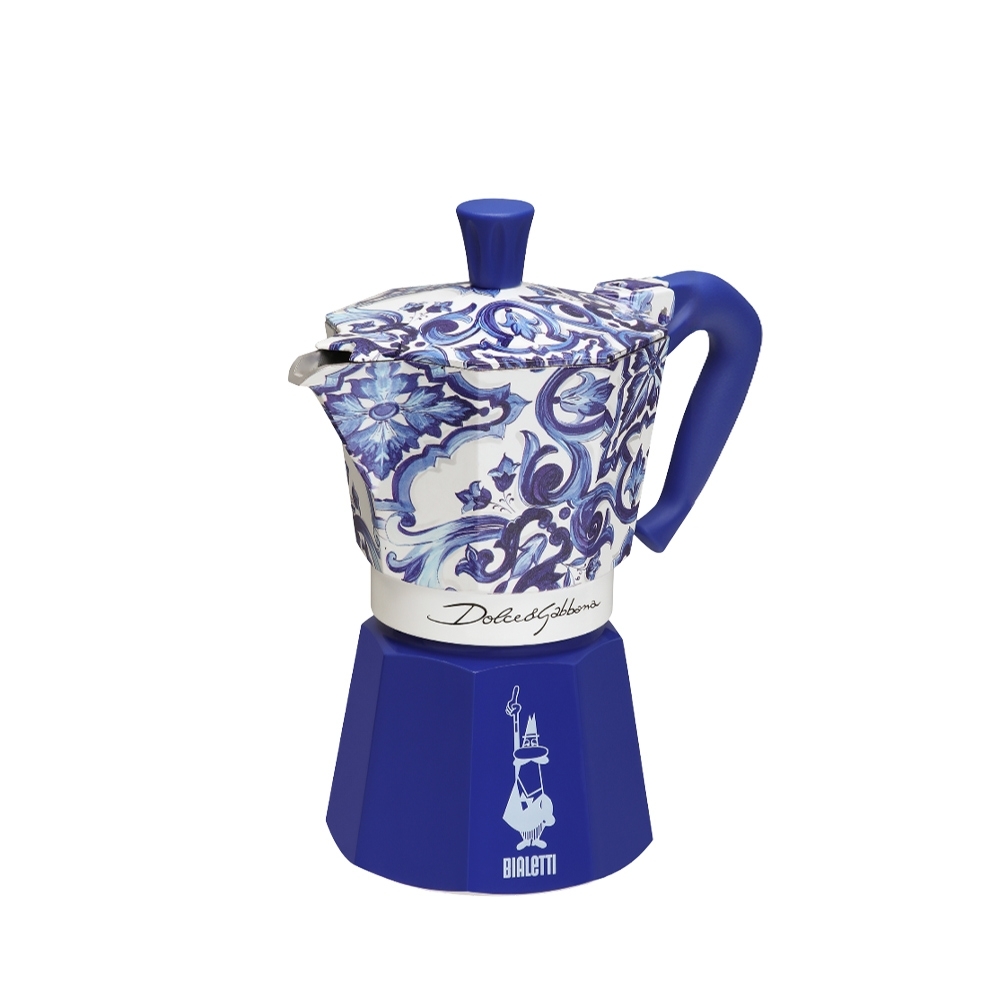 Bialetti - Moka Express 6 Tassen - Dolce & Gabbana Blu Mediterraneo