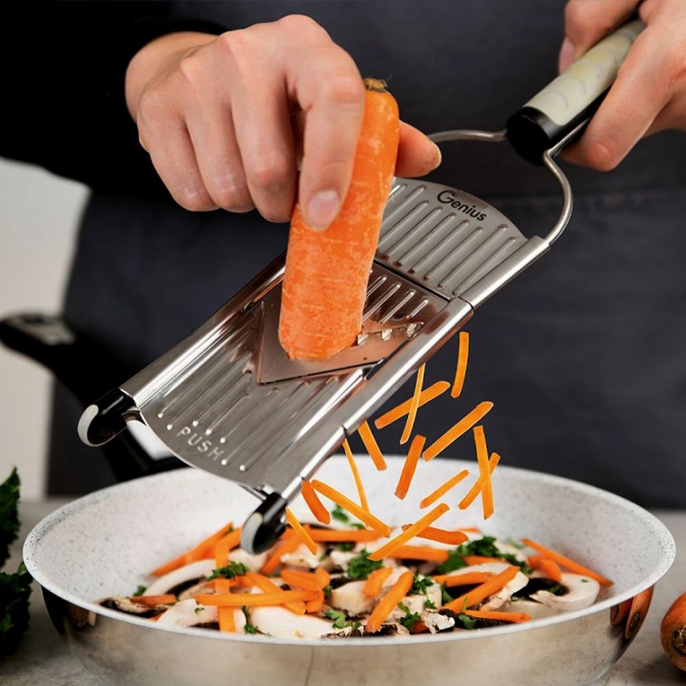 Genius - Nicer Dicer Speed / Handhobel / Set 7-tlg. Genius - Nicer Dicer Speed / Handhobel / Set 7-tlg.