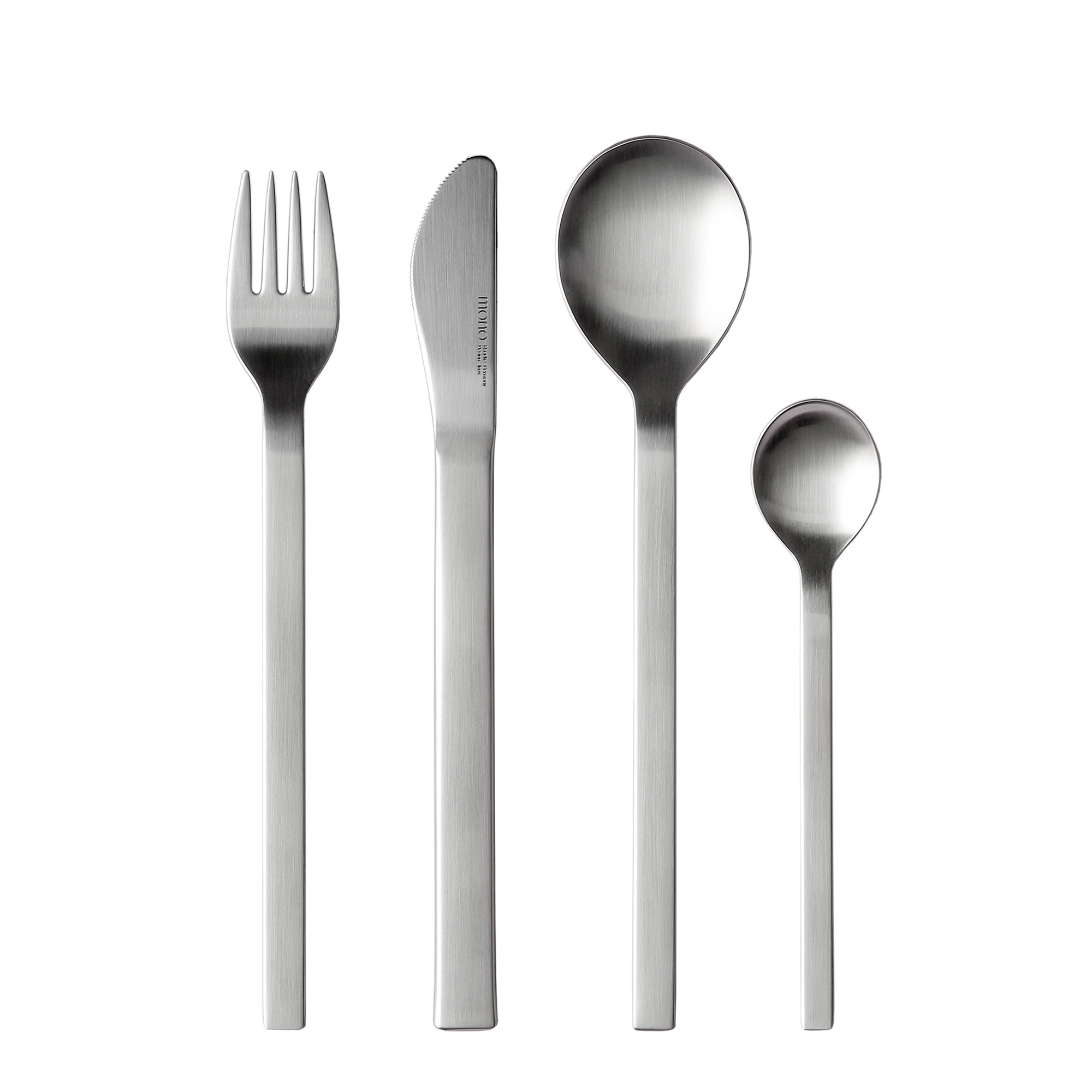 mono-a - Cutlery set, 4 pcs. with short blade