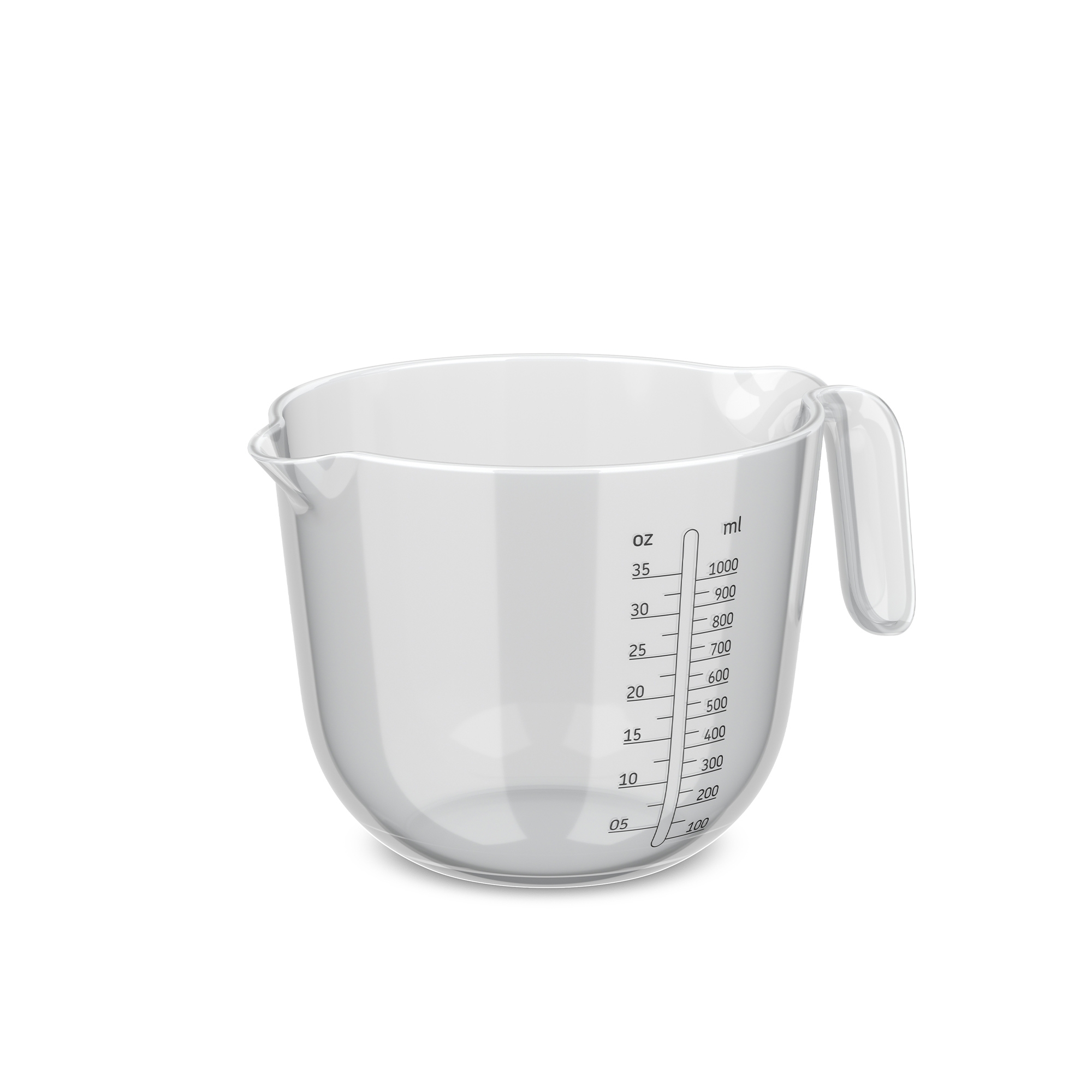 Transparenter Mepal Chef It Messbecher 1000 ml mit Skala