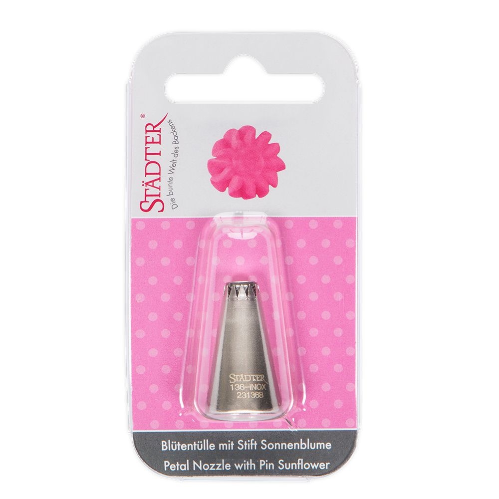 Städter - Fine Line Flower nozzle with pen / sunflower - 7 mm