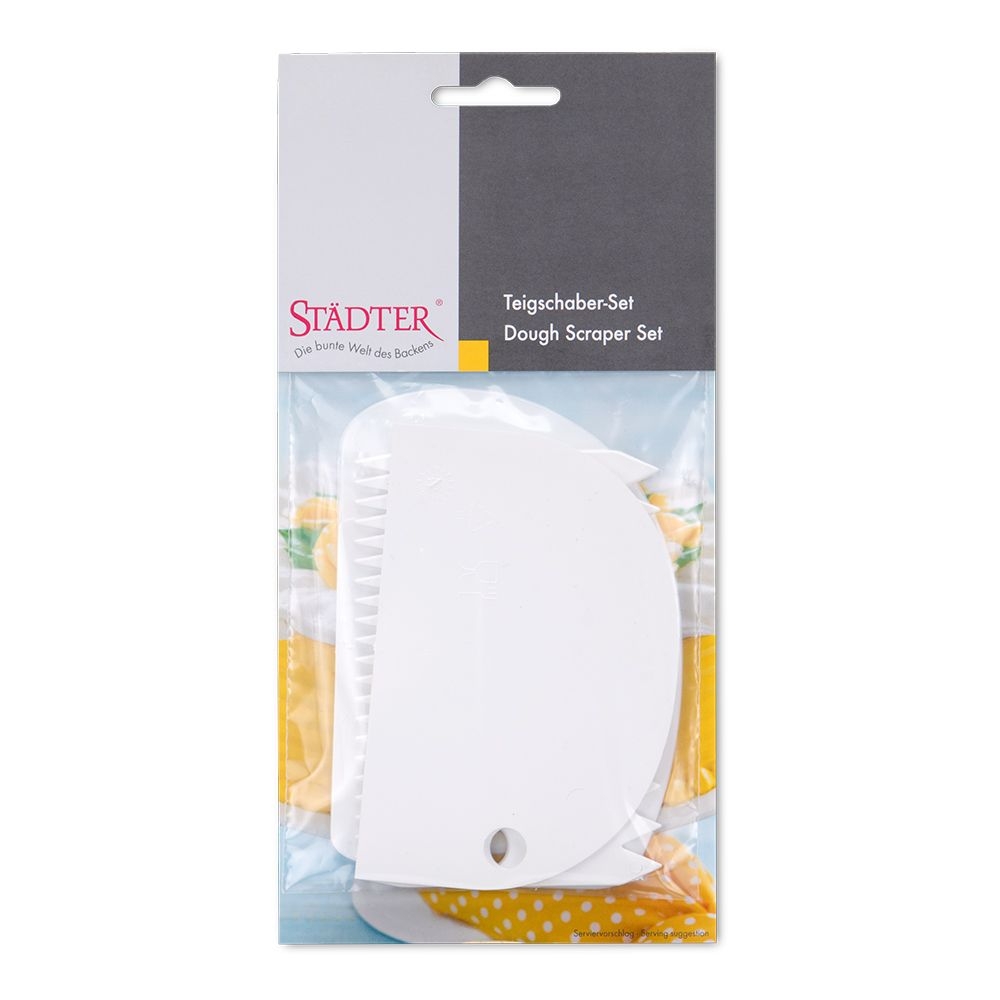 Städter - Dough scraper - 11–12,5 cm - Set 3 pieces Städter - Dough scraper - 11–12,5 cm - Set 3 pieces