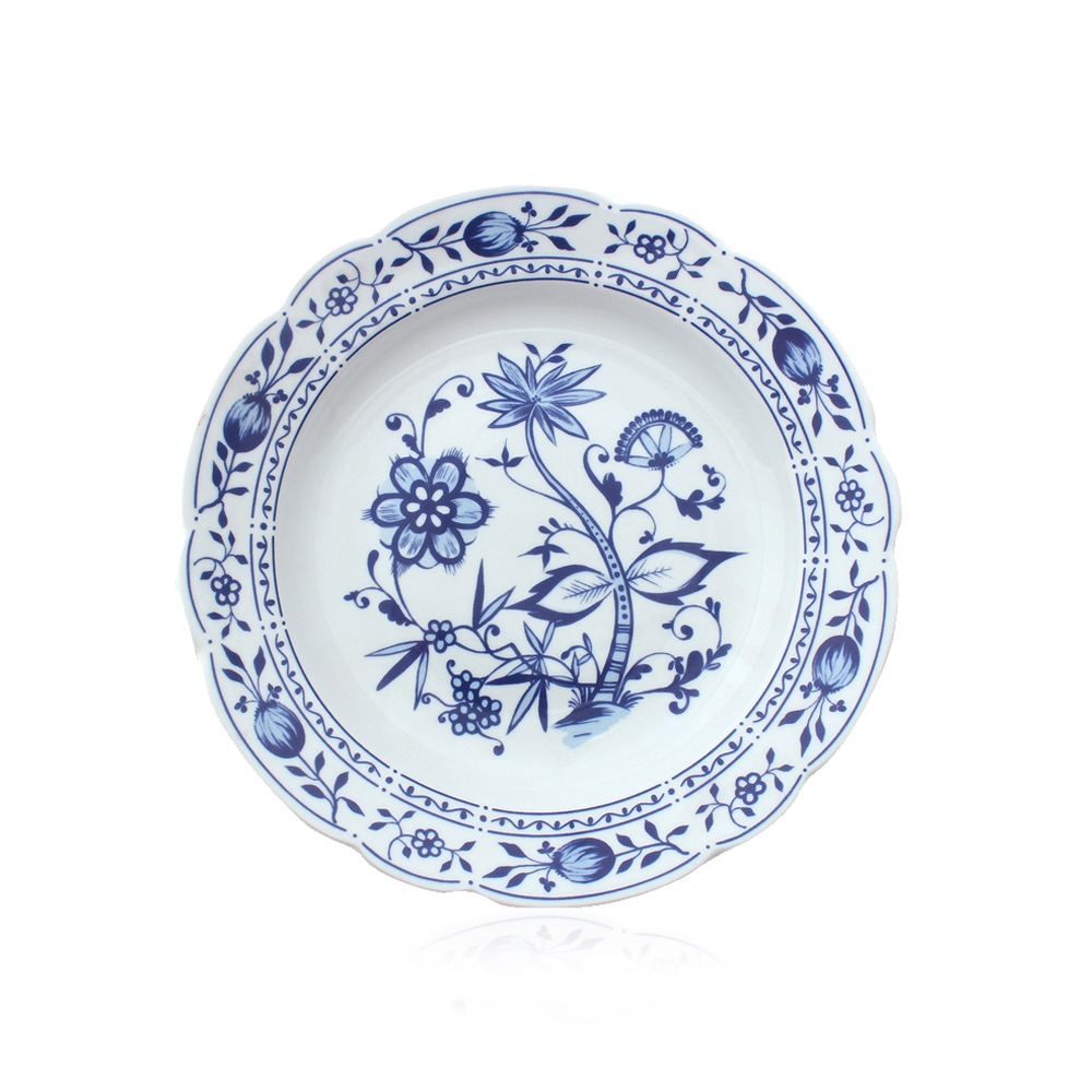 Eschenbach - Romantika - onion pattern - plate deep - 23,5 cm