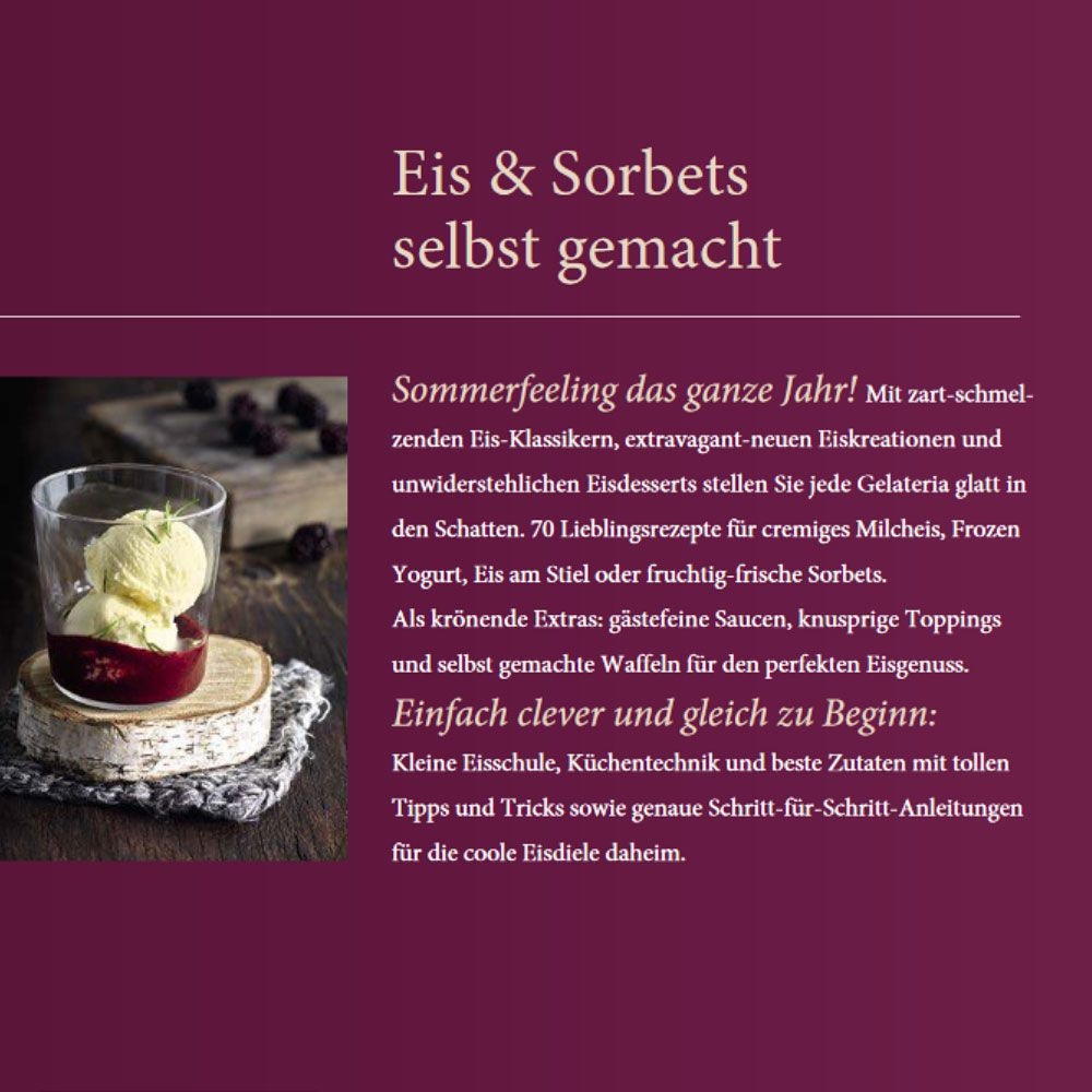 GU - Eis & Sorbets selbst gemacht GU - Eis & Sorbets selbst gemacht