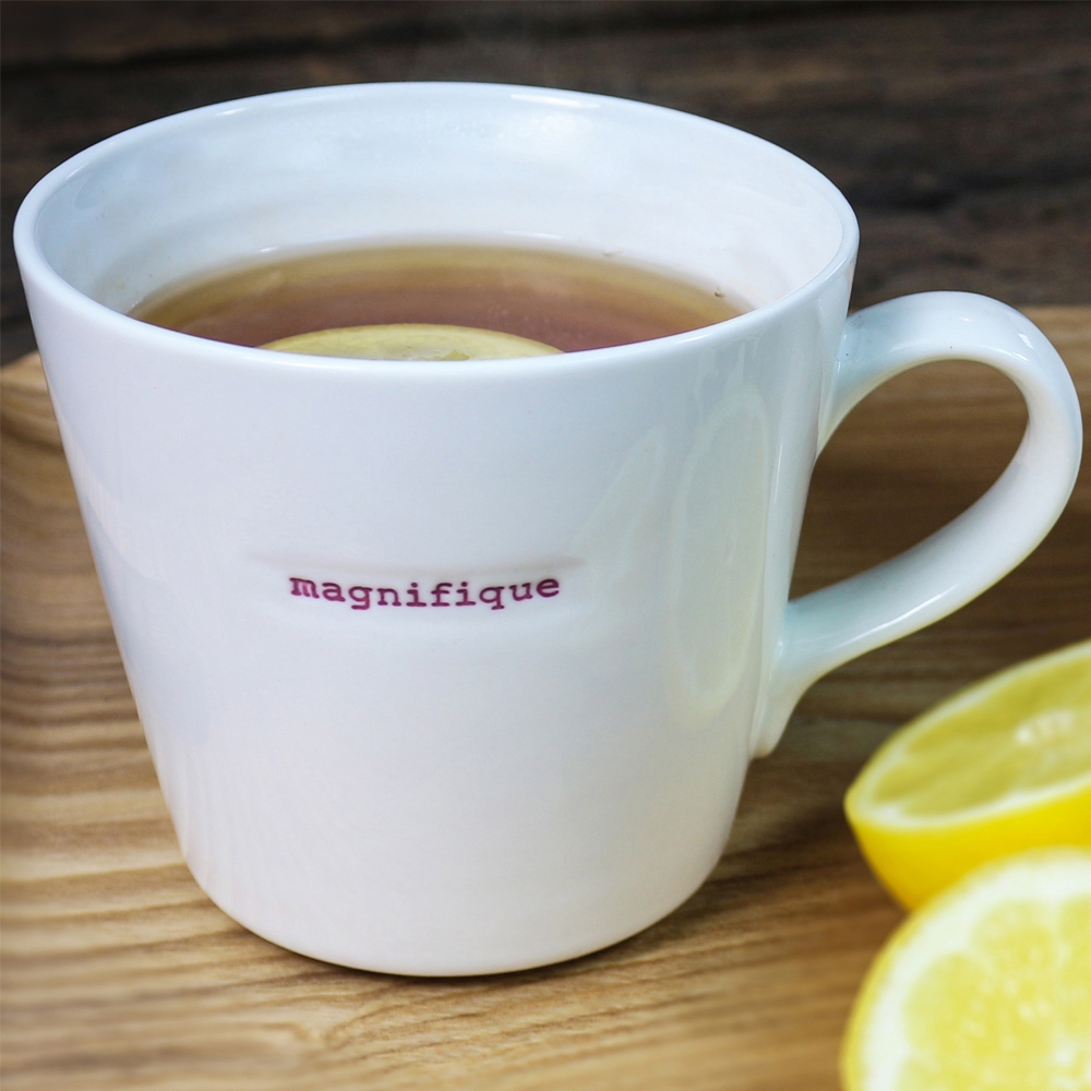 MAKE - Large Bucket Mug ""magnifique"" 500 ml