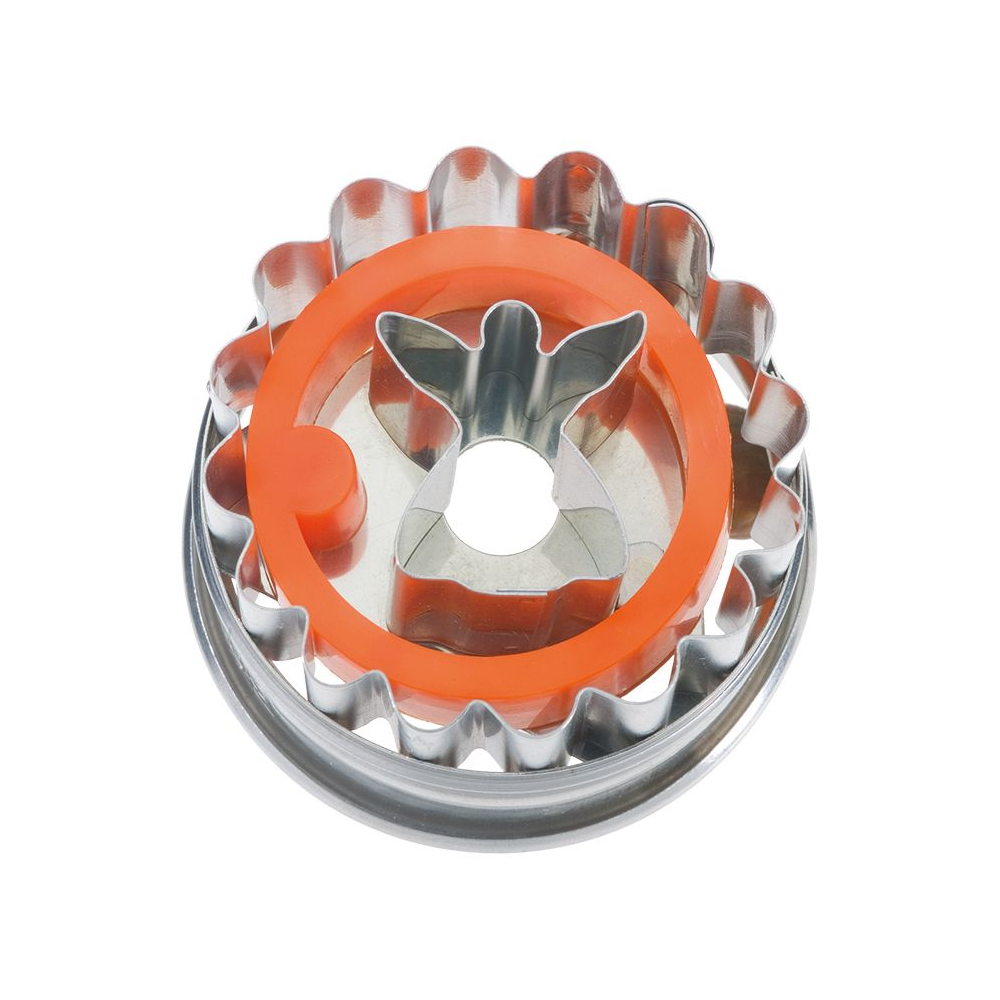 RBV Birkmann - Ausstechform  Linzer mit Engel 5 cm RBV Birkmann - Ausstechform  Linzer mit Engel 5 cm