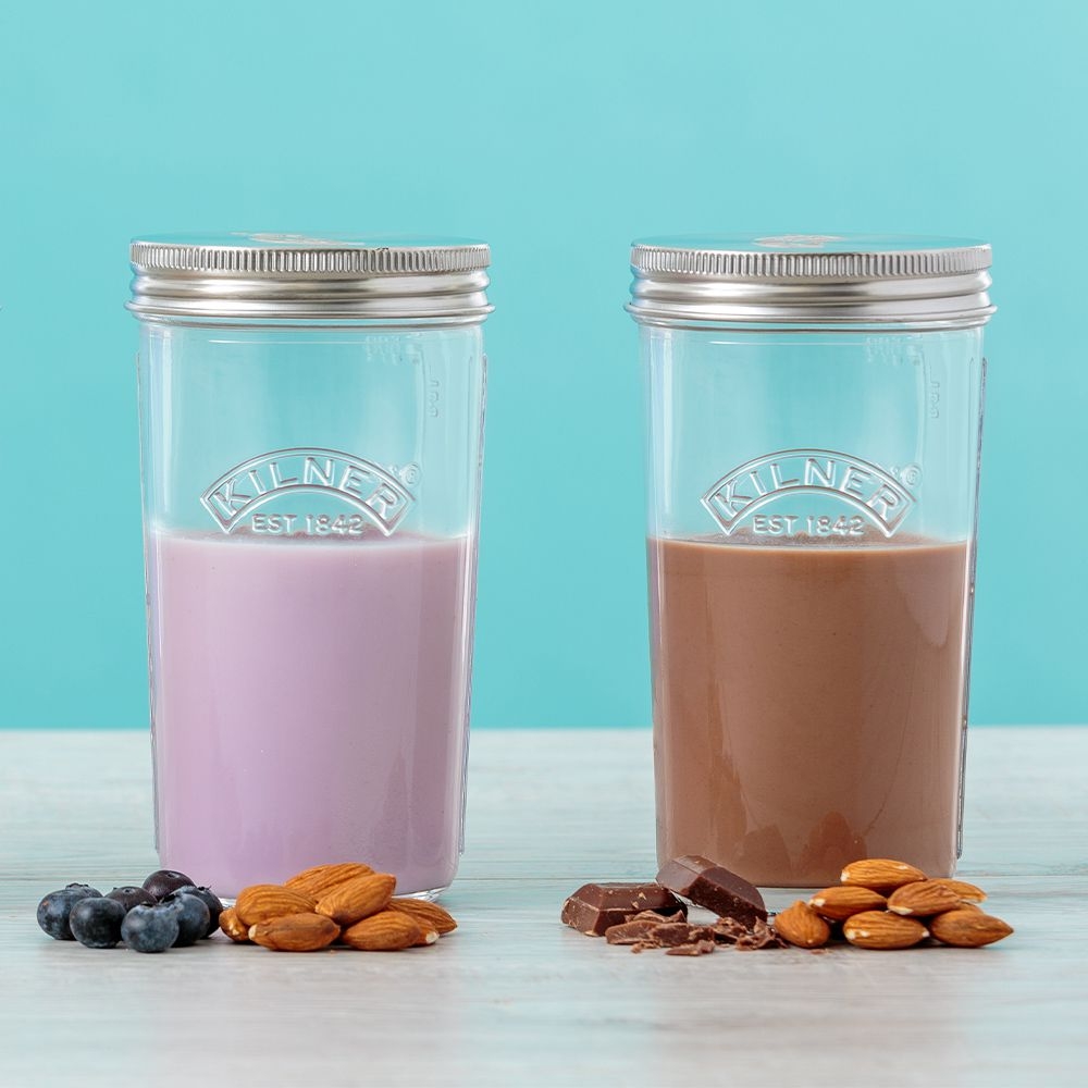 Kilner - Nut Beverage Set - 2 x 500 ml Kilner - Nut Beverage Set - 2 x 500 ml