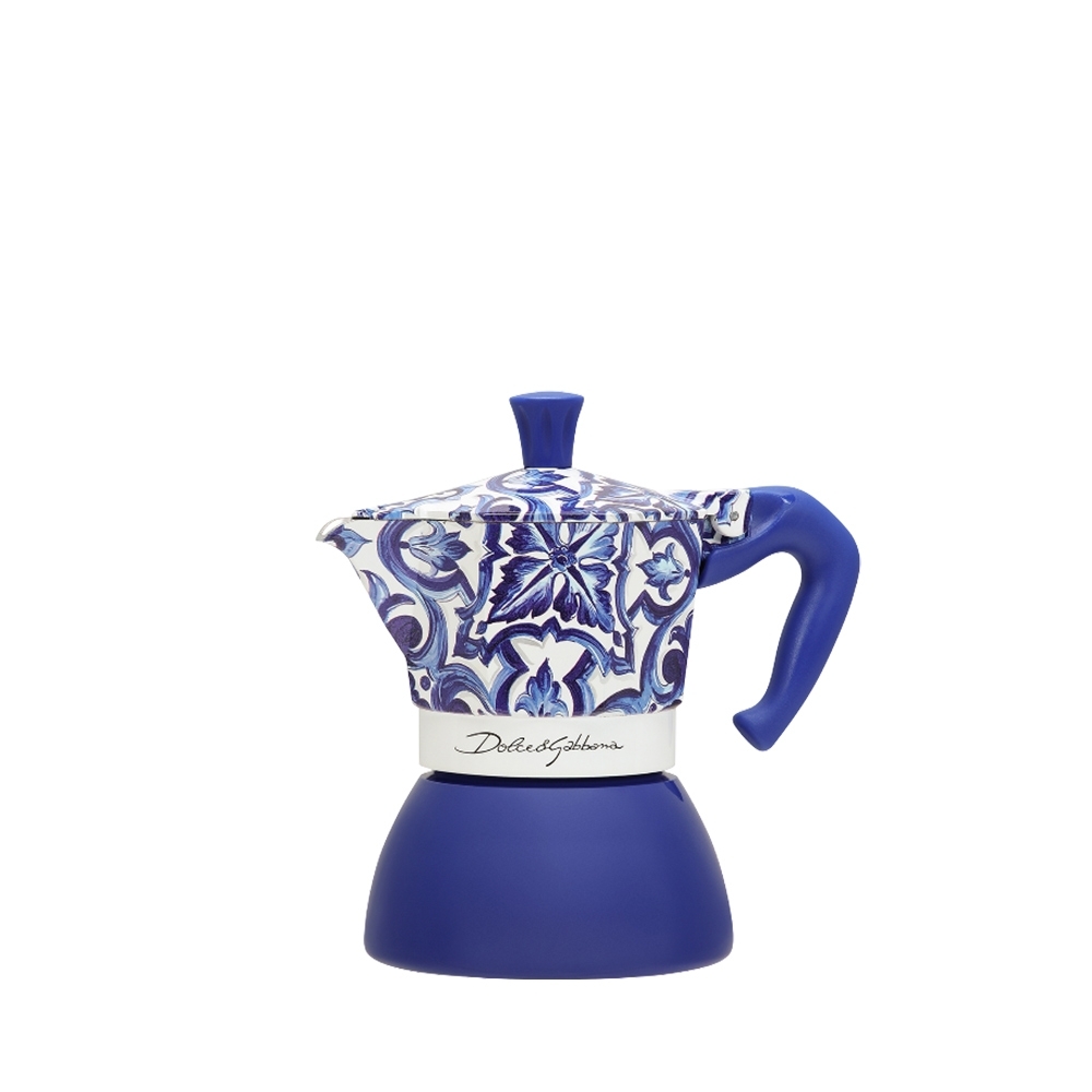 Bialetti - Moka Induktion 4 Tassen - Dolce & Gabbana Blu Mediterraneo
