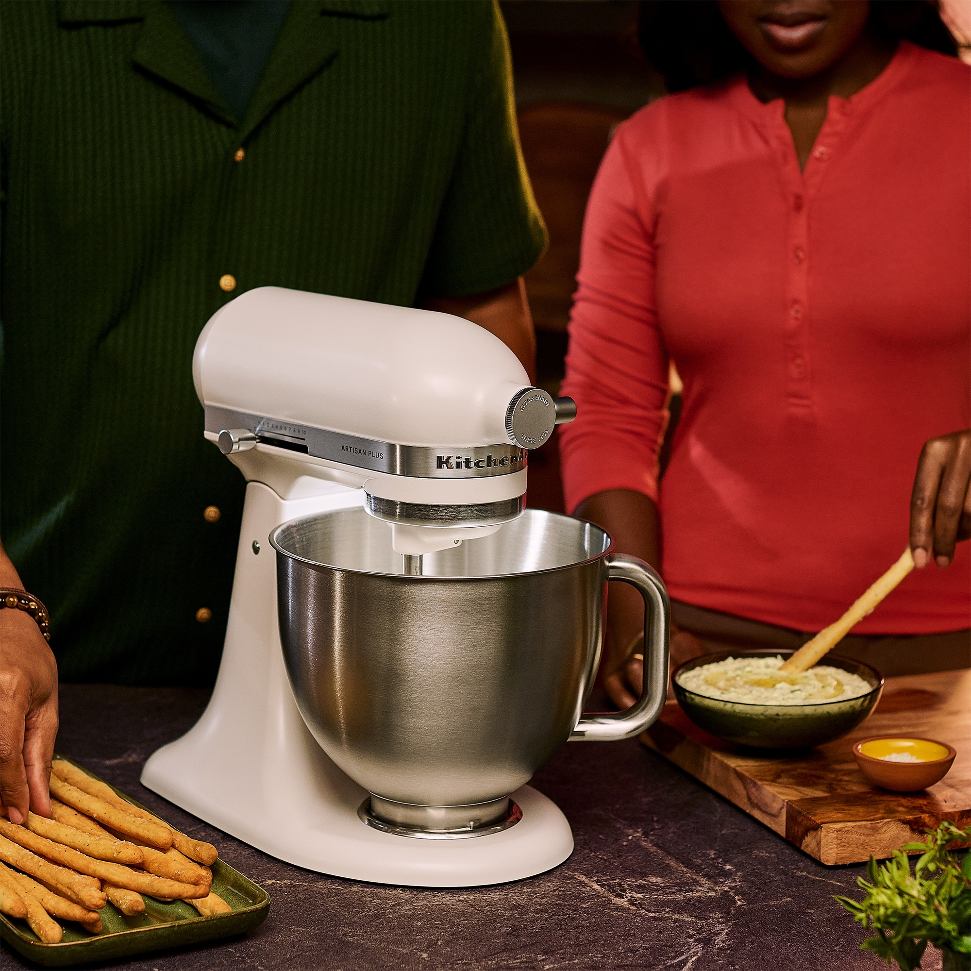 KitchenAid - Artisan Plus Küchenmaschine 5KSM50PKVEPL - Porcelain White