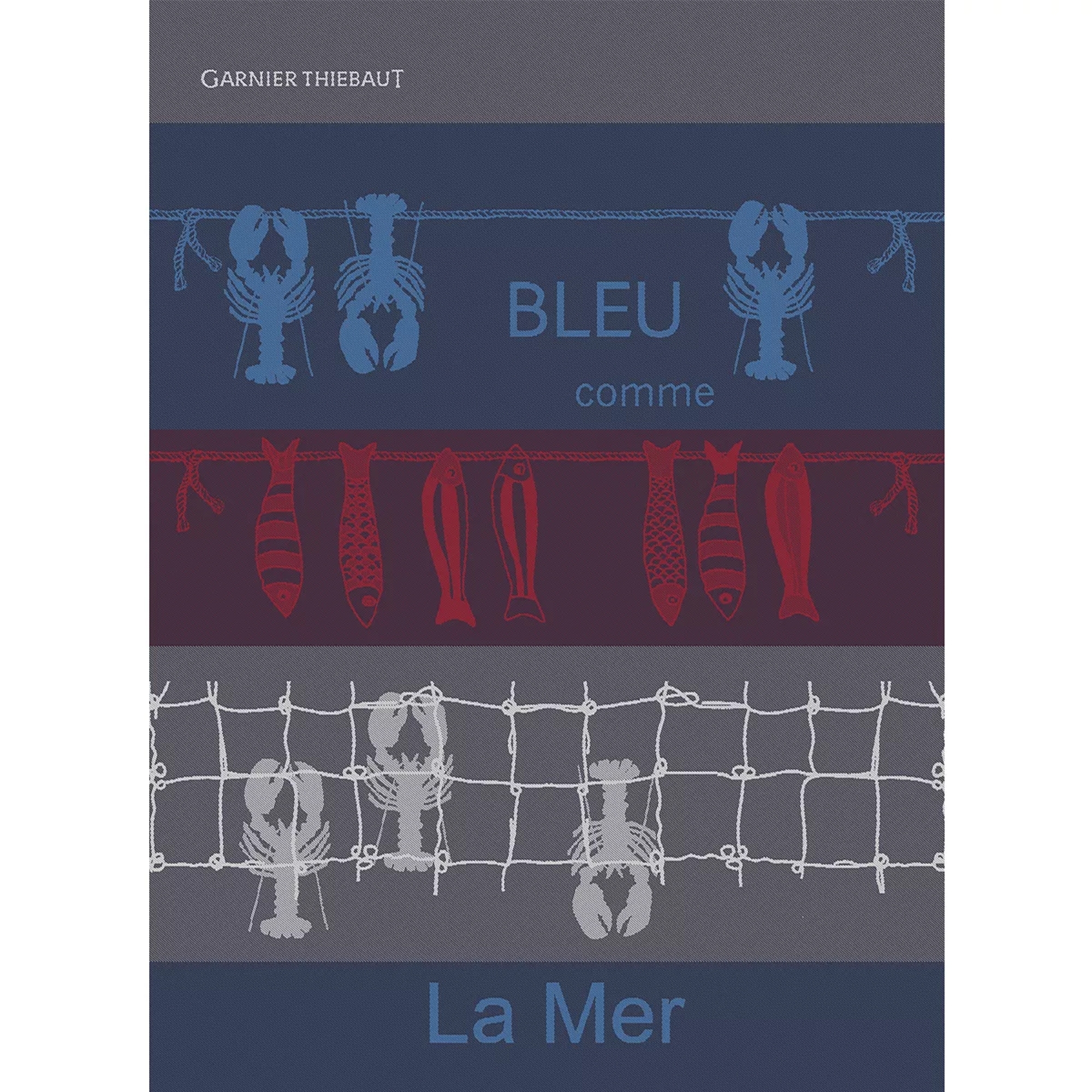 Garnier-Thiebaut Geschirrtuch - Bleu comme la mer Garnier-Thiebaut Geschirrtuch - Bleu comme la mer