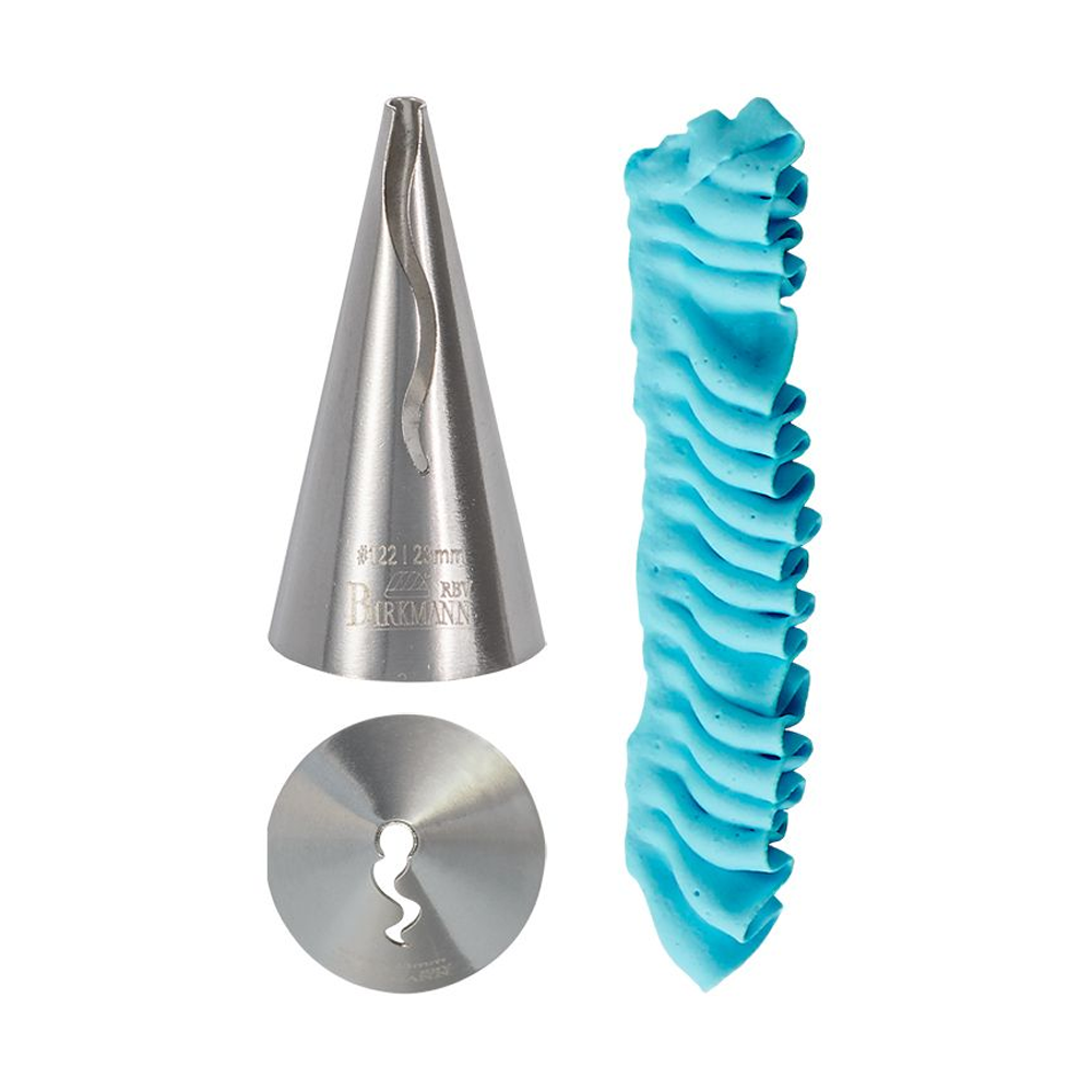 RBV Birkmann - ruffle nozzle, curved #122 - 23 mm