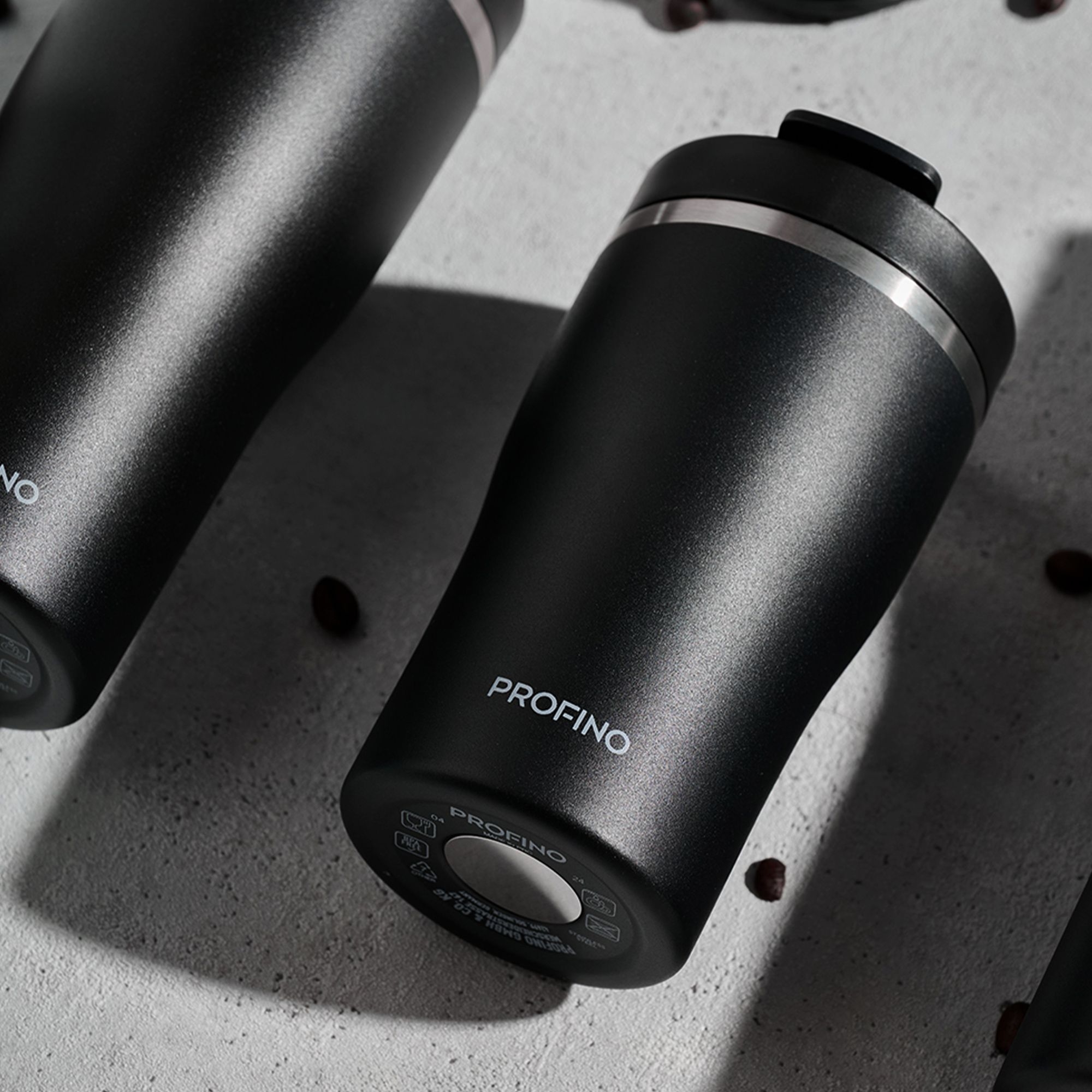 Profino - Barista coffee mug - 250 ml - Black