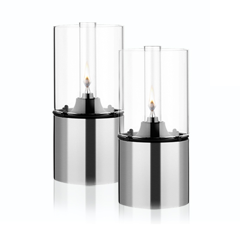 Stelton - Oil lamp with glass screen