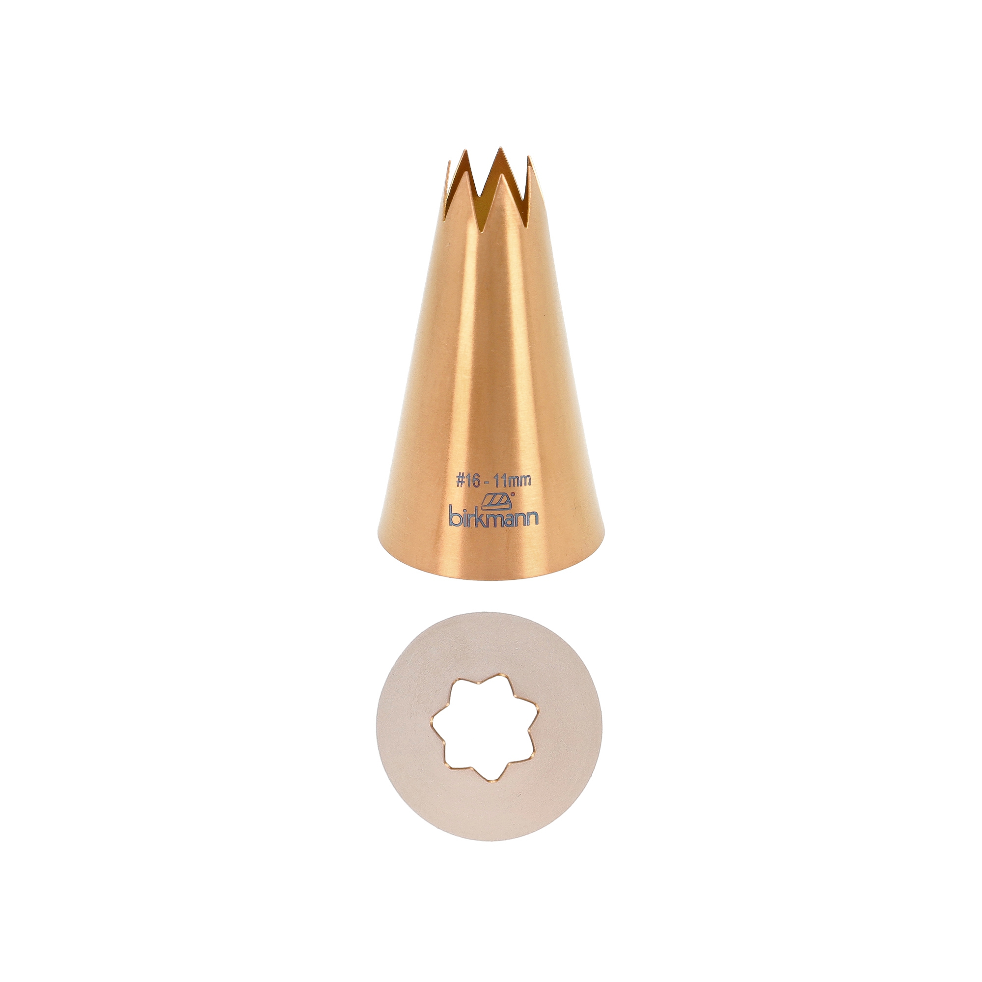 Birkmann - Star nozzle copper colored #16 - 11mm