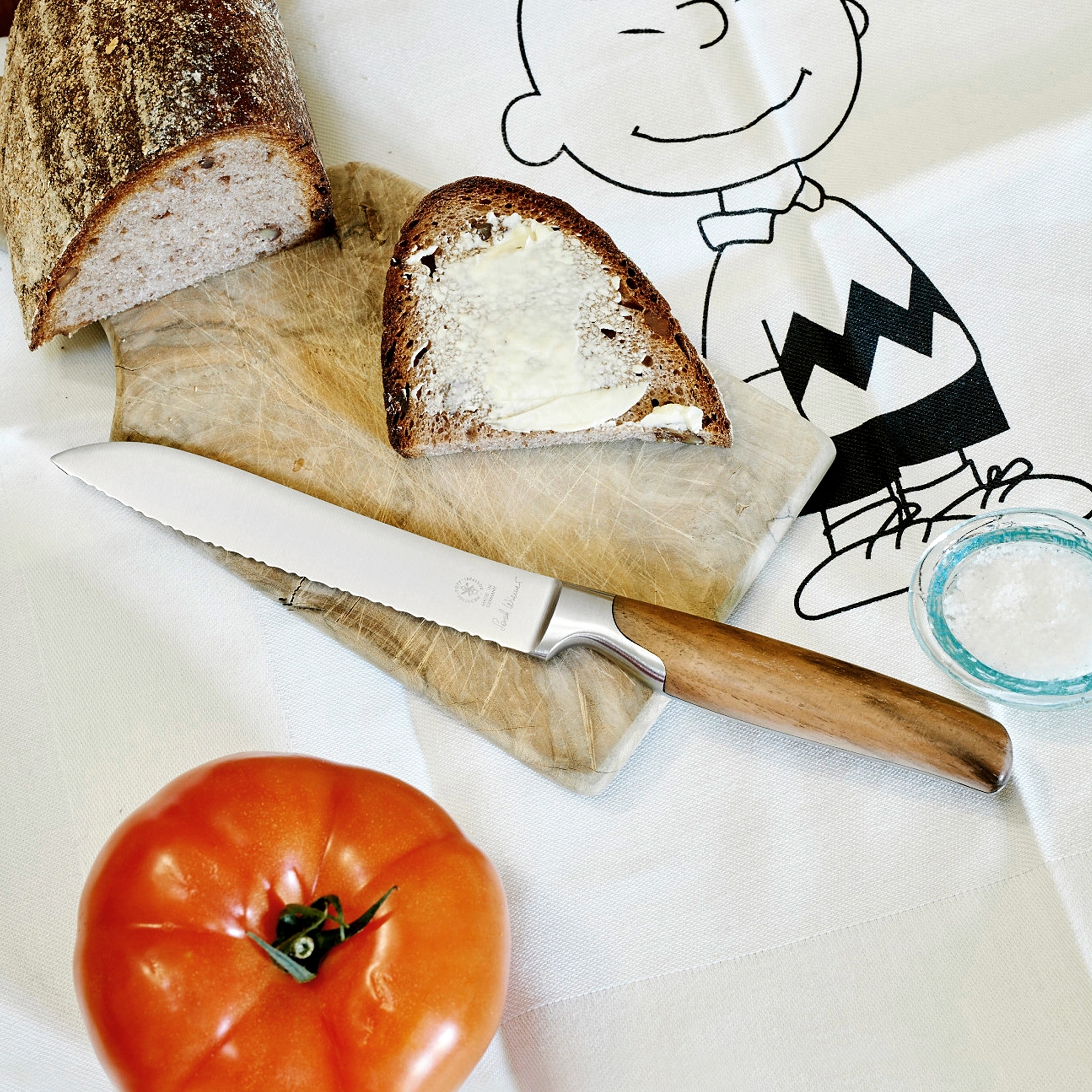 Pott - Sarah Wiener - Slicing knife 13 cm - Plum Wood Pott - Sarah Wiener - Slicing knife 13 cm - Plum Wood