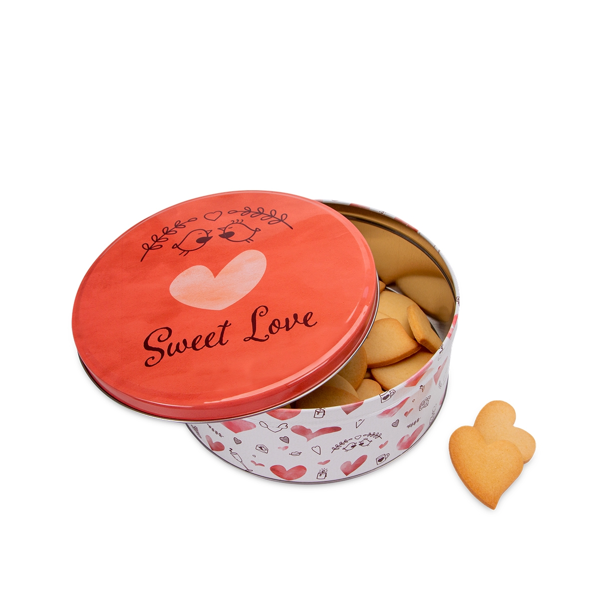 Städter - Plätzchendose - Sweet Love - Bunt - verschiedene Größen und Formen