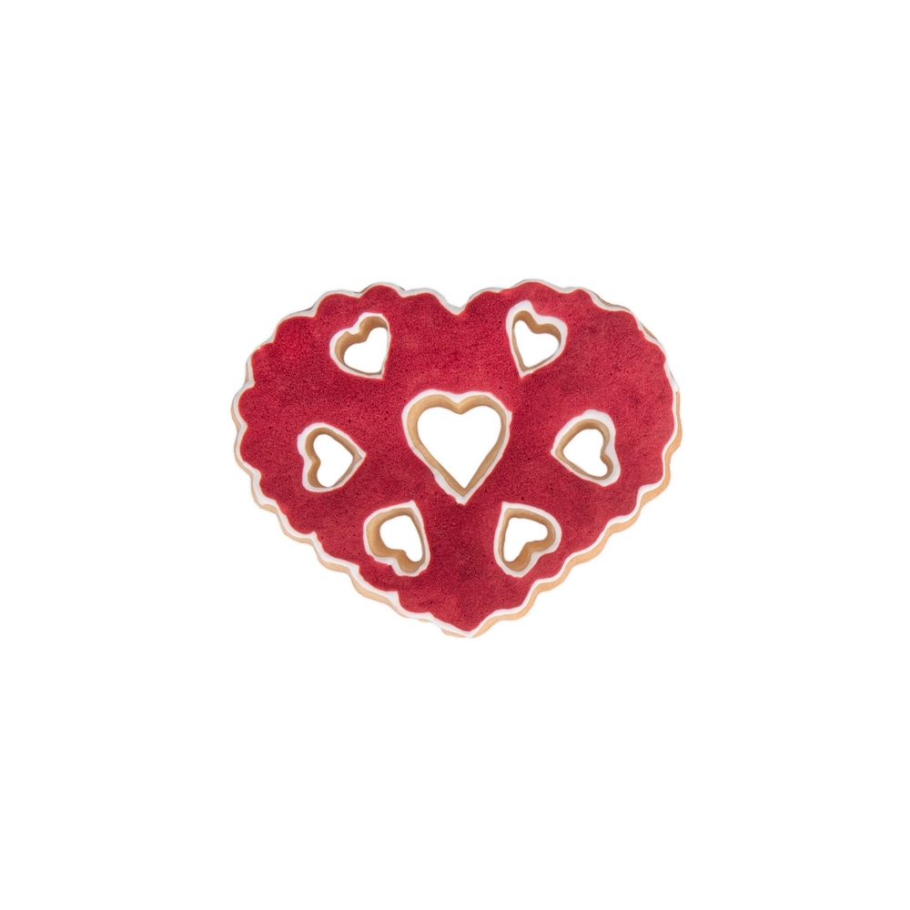 Städter - Heart cookie cutter with 7 cutouts - 8 cm