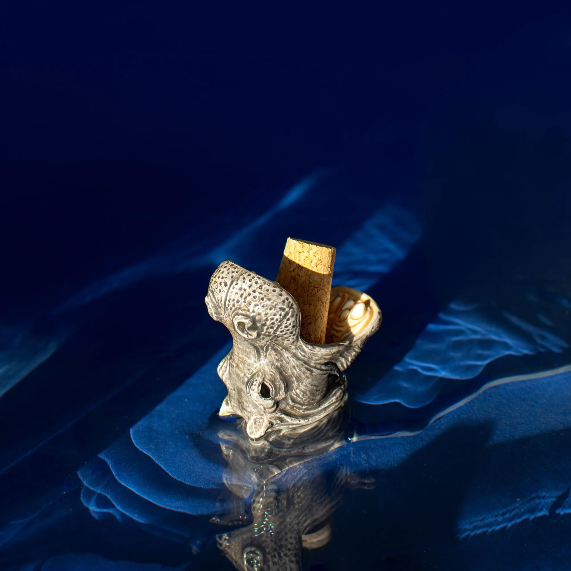 Donkey - Weinstopper "Hungry Hippo" grau