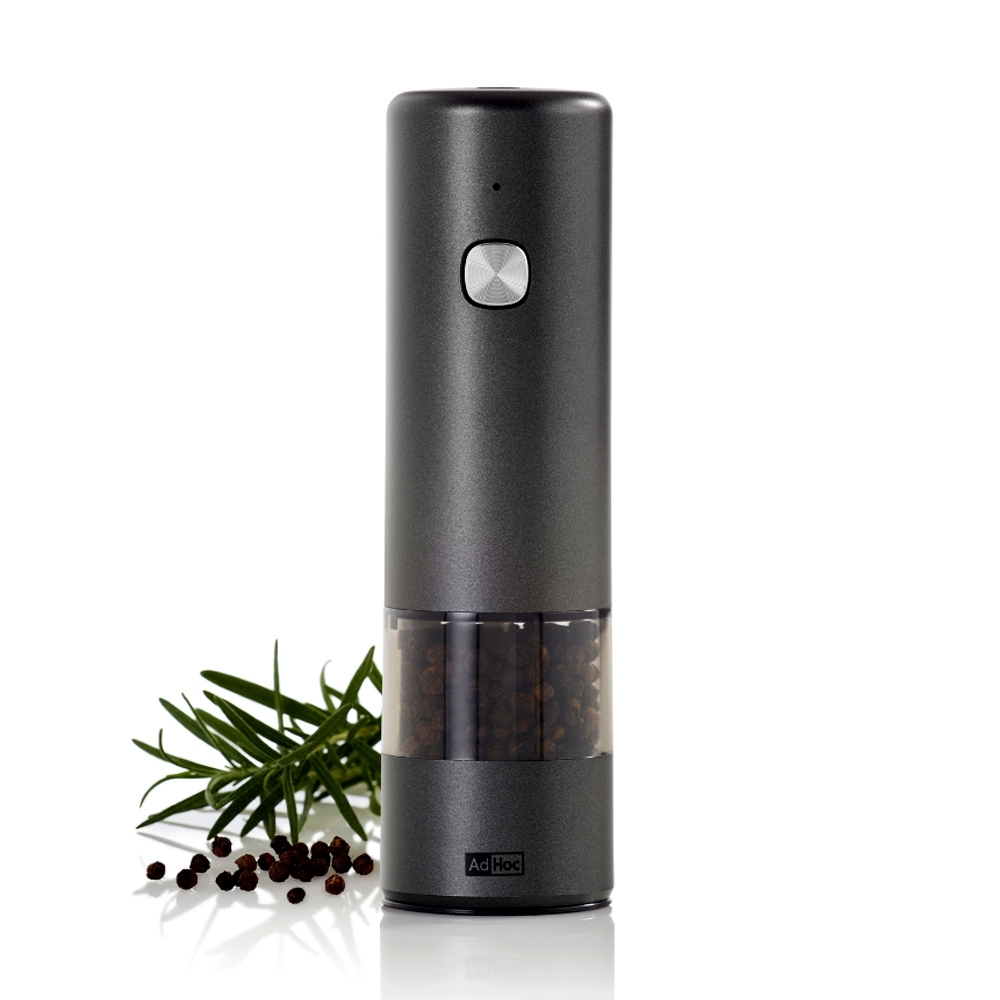 AdHoc i.Mill elektrische Pfeffer- und Salzmühle grau