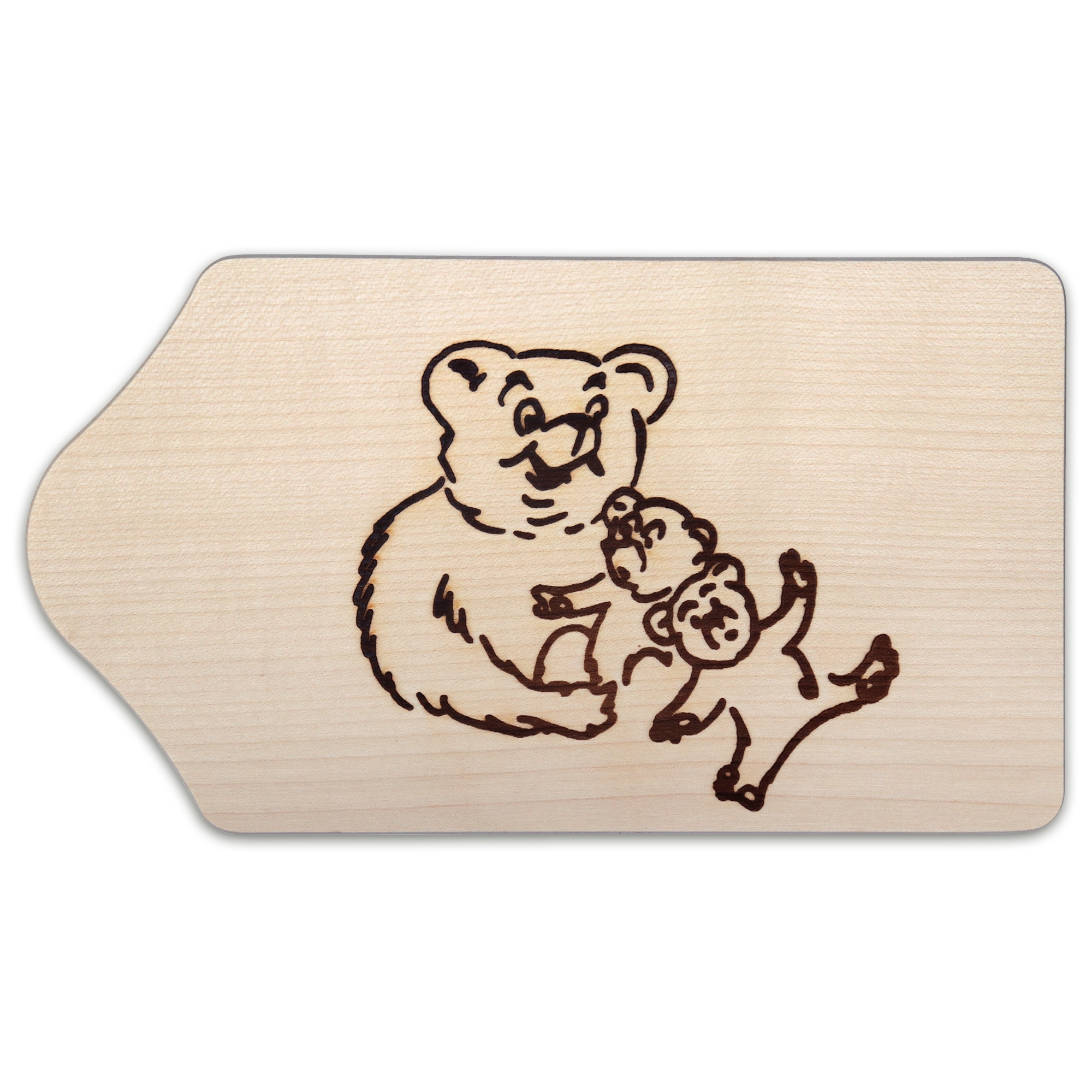 Breakfast board - maple wood - mother bear | Culinaris