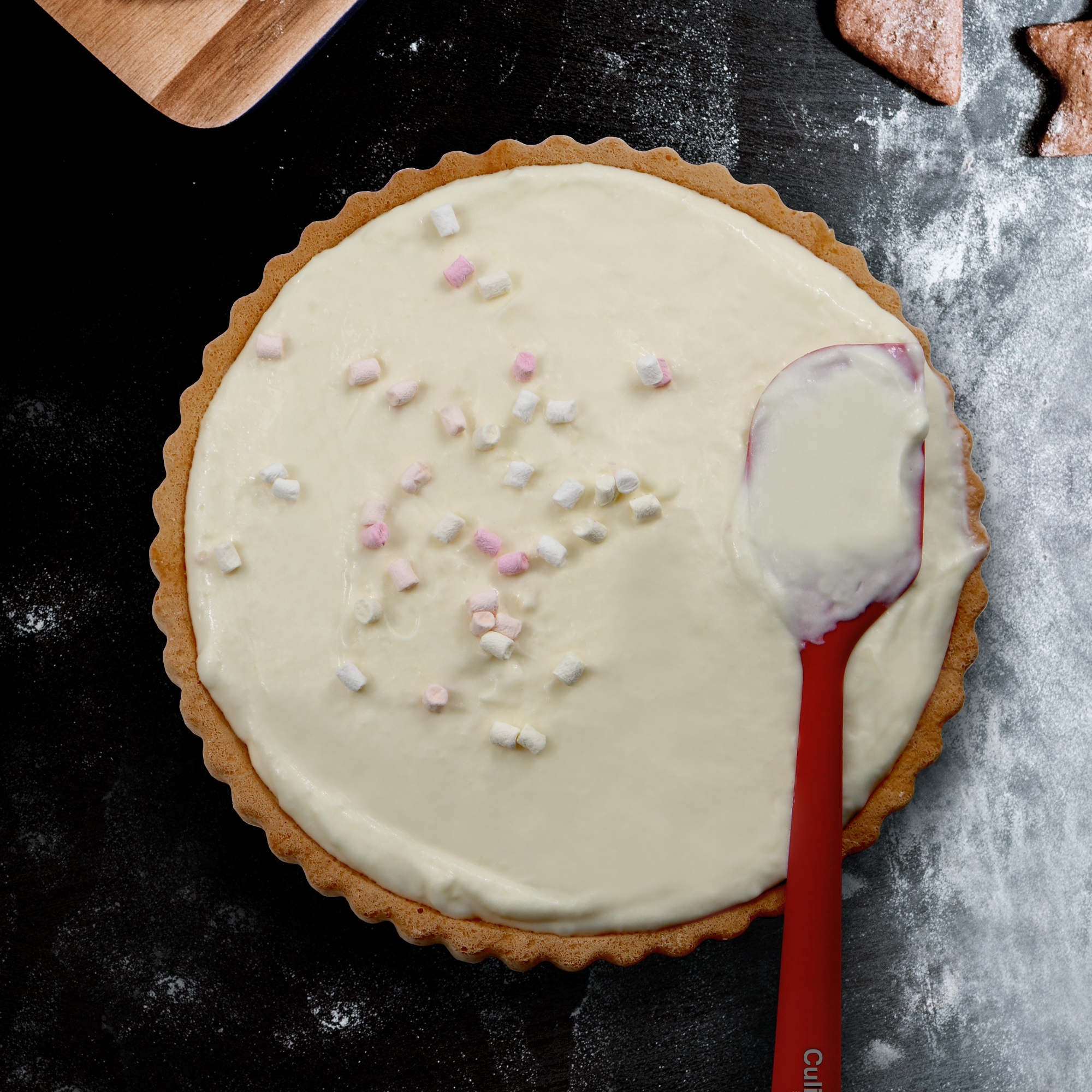 Dough scraper - silicone - red | Culinaris Dough scraper - silicone - red | Culinaris