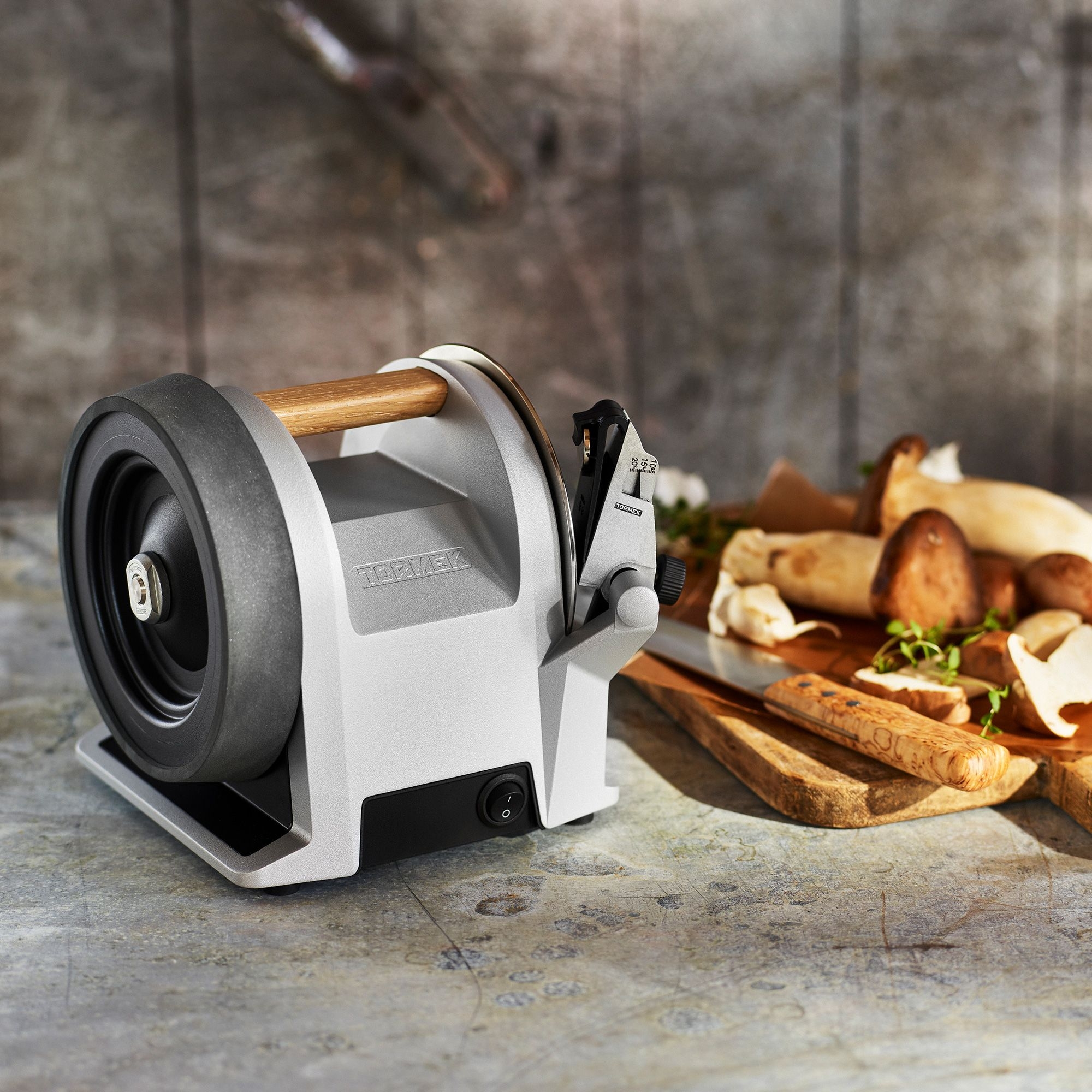 Tormek – Elektrischer Messerschärfer T-1 Kitchen Knife Sharpener Zinc Gray Tormek – Elektrischer Messerschärfer T-1 Kitchen Knife Sharpener Zinc Gray