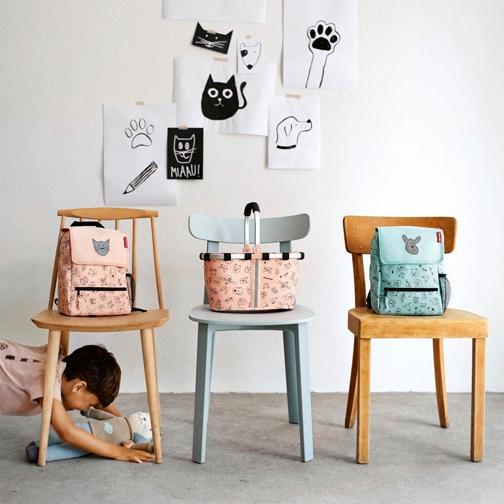 reisenthel - backpack - kids - cats and dogs mint