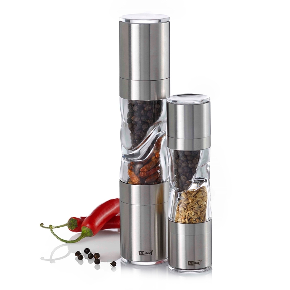 Adhoc DUOSPICE stainless steel spice mill and cutter