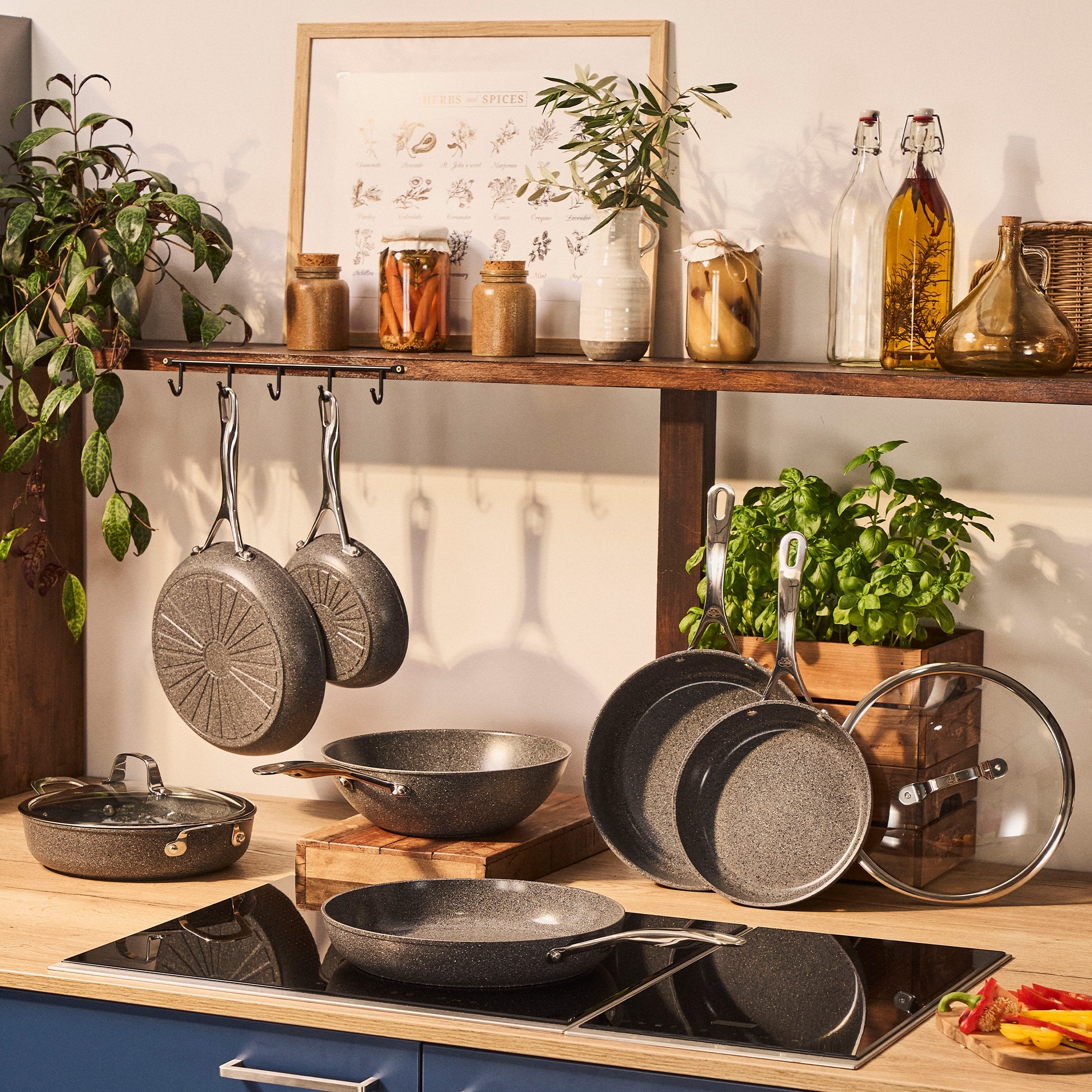 BALLARINI - Wok | Salina | 30 cm | titanverstärkte keramische Antihaftbeschichtung