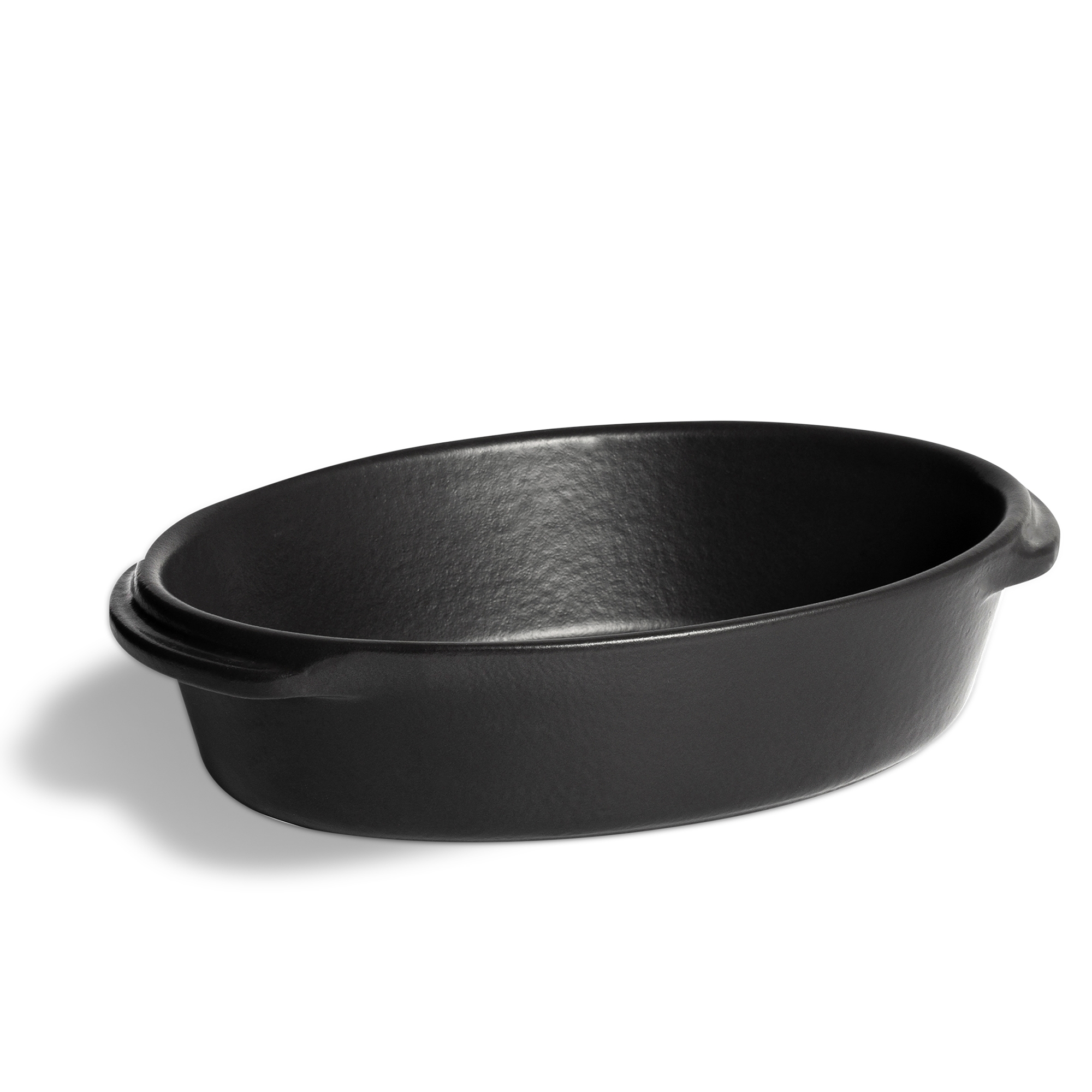 Emile Henry - SOLO Mini-Schale oval 20 x 12 cm I 650 ml - Basalt