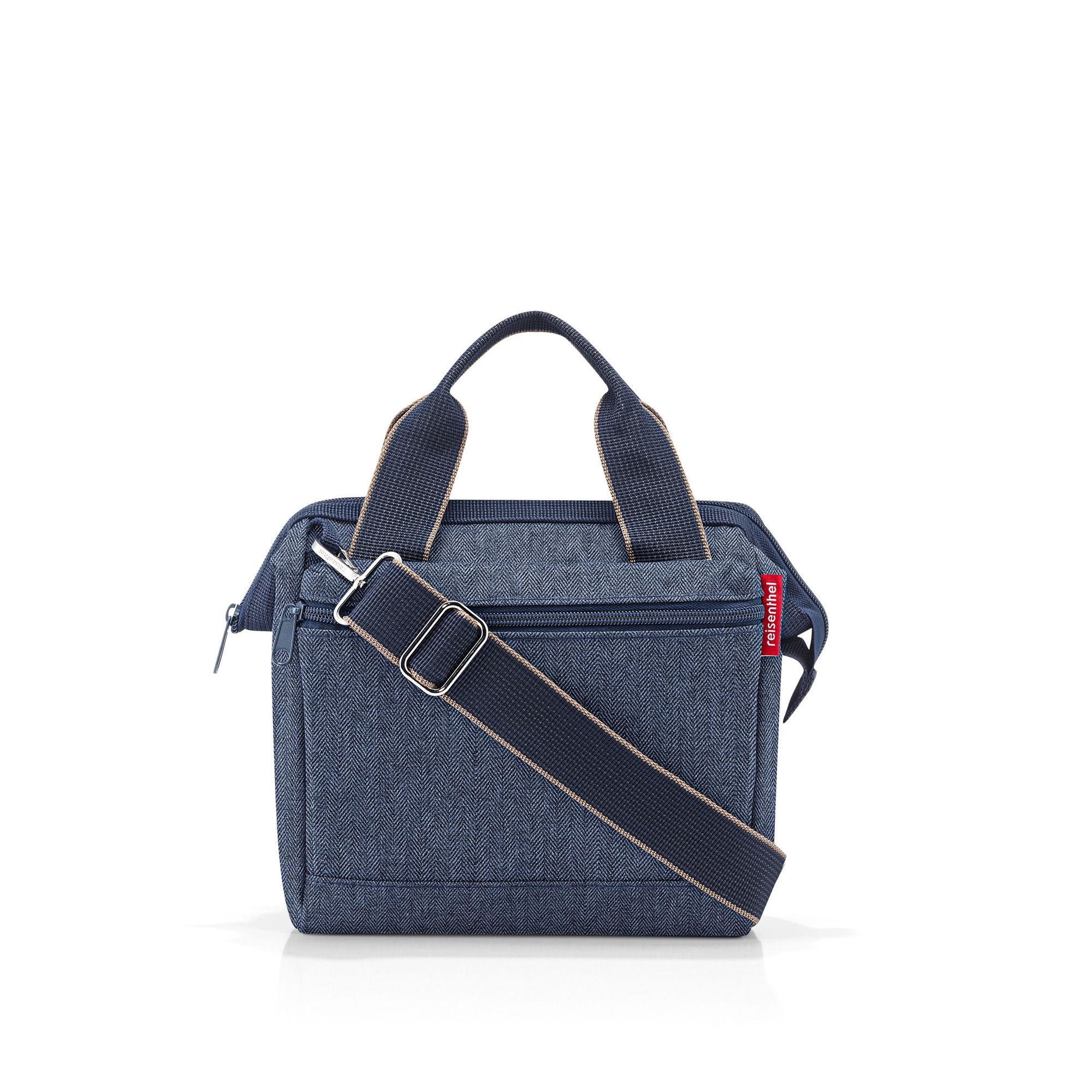 reisenthel - allrounder cross - herringbone dark blue reisenthel - allrounder cross - herringbone dark blue