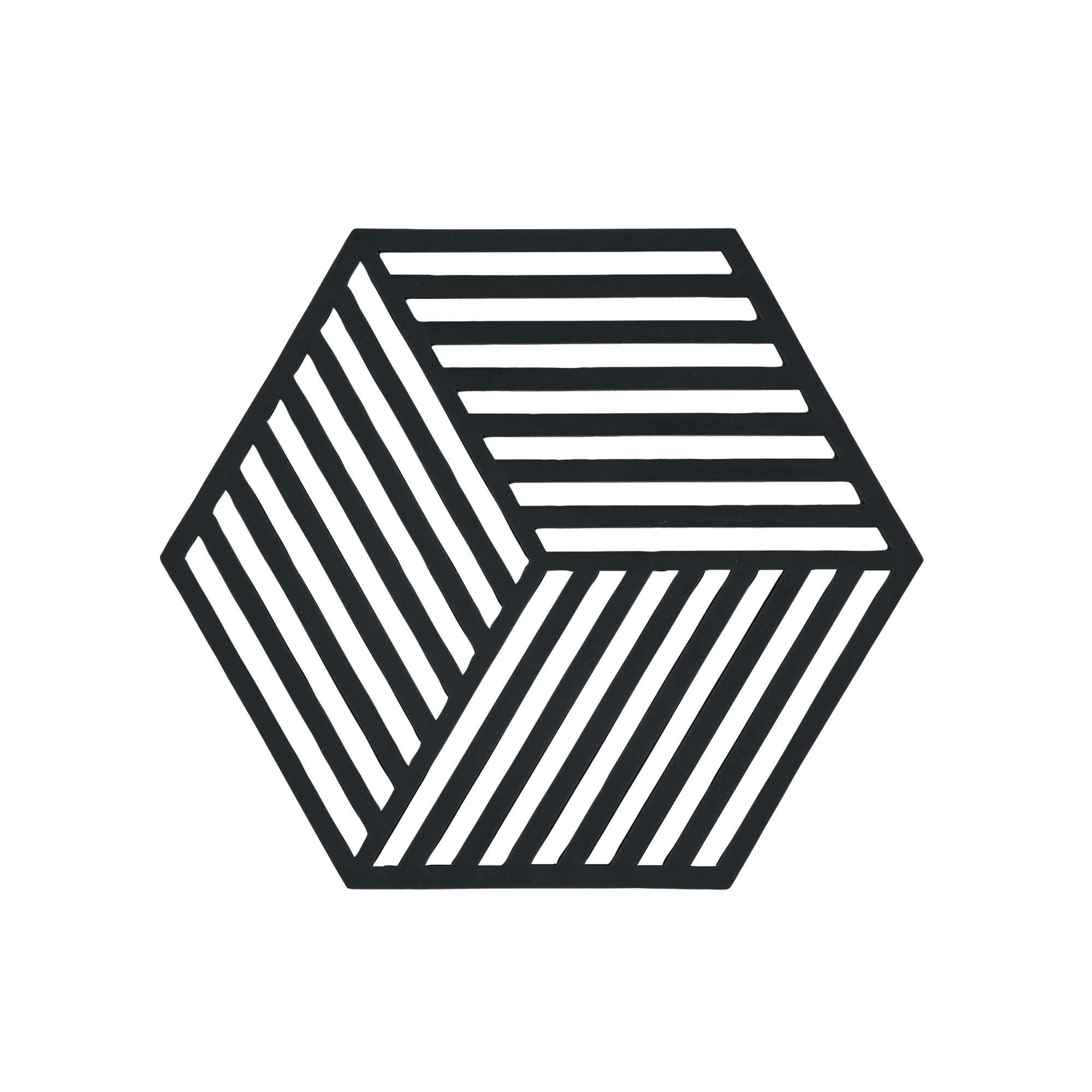 Zone - Hexagon Trivet - Black