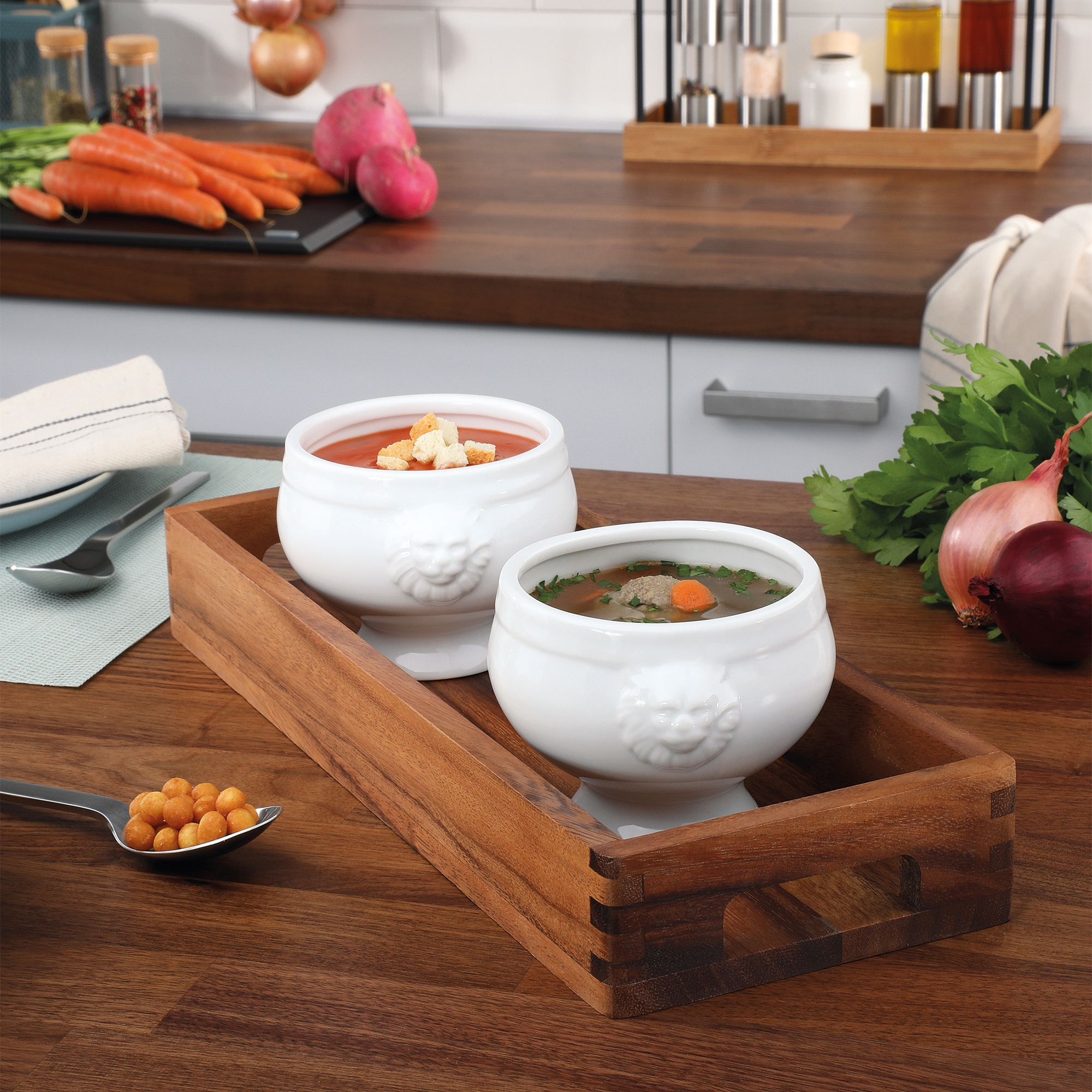 Küchenprofi - Lion Head Terrine - 450 ml - white