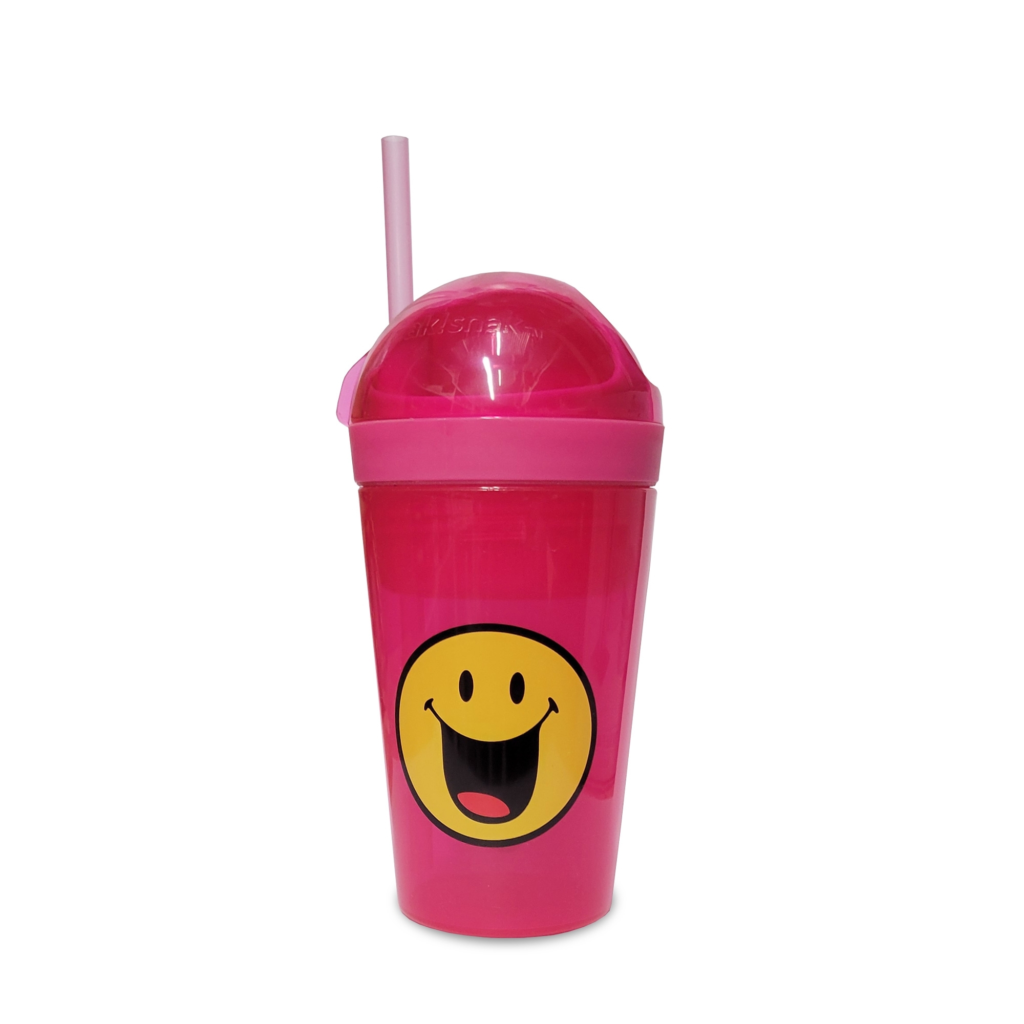 zak!designs - Snack- & Trinkbecher Smiley fuchsia