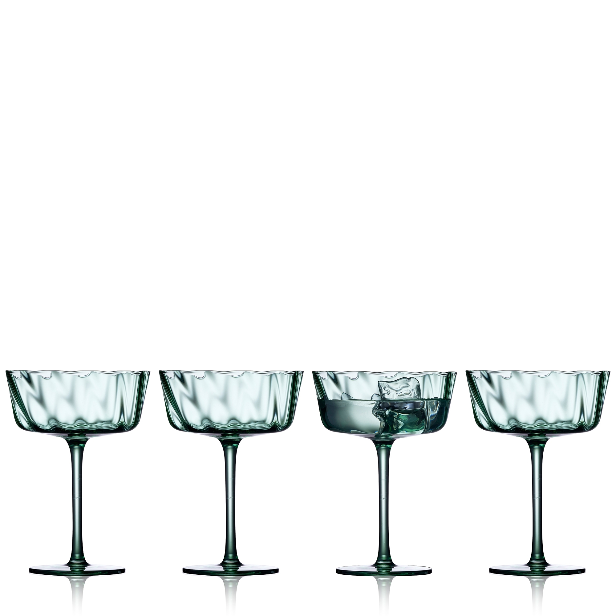 Lyngby Glas -Vienna - Champagner-Schale - 4 Stck
