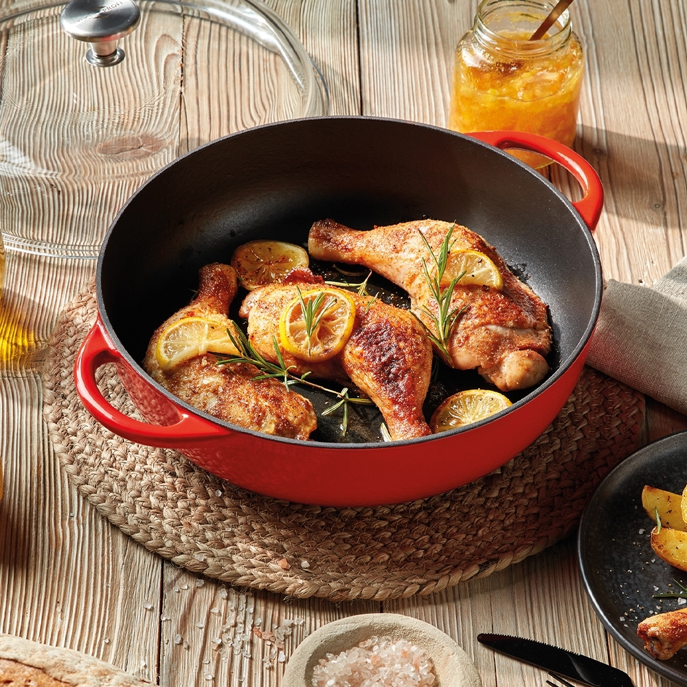 Küchenprofi - PROVENCE - Bauernpfanne - classic red