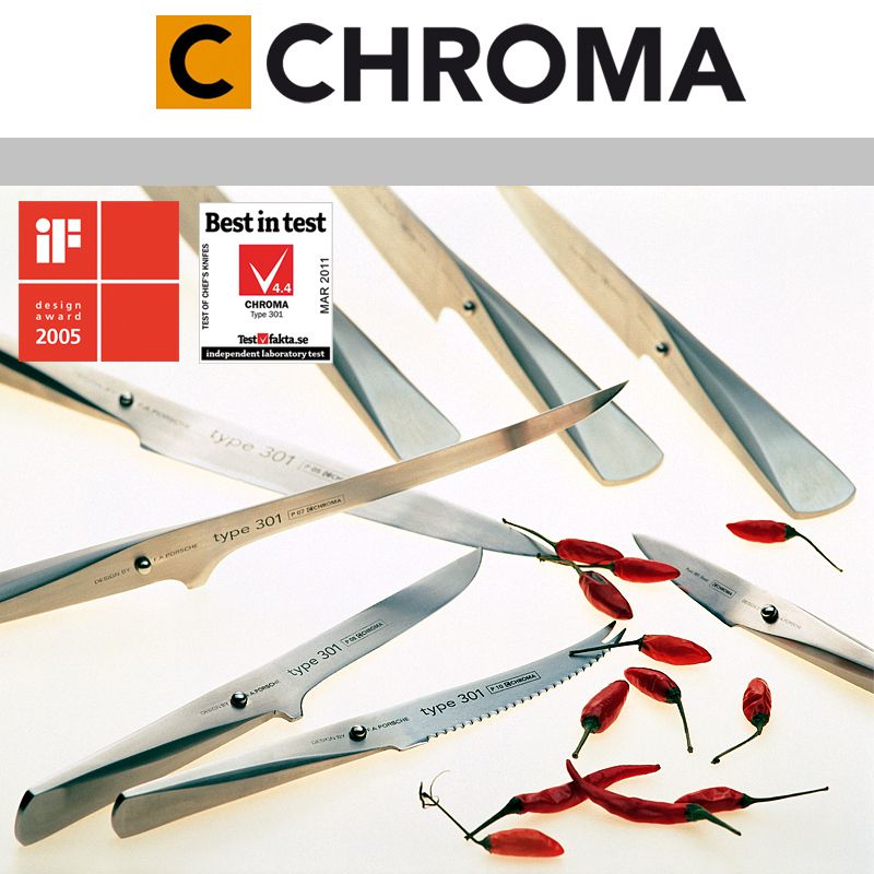 Chroma Type 301 - P-10 Tomato Knife 12 cm